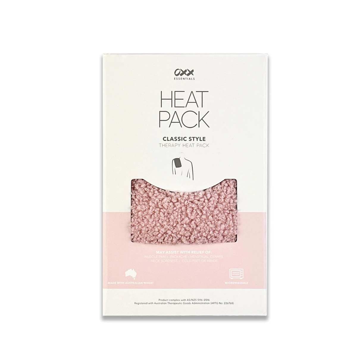 2 OXX Essentials Heat Pack Wheat Bag - Pink Teddy, 2 of 3