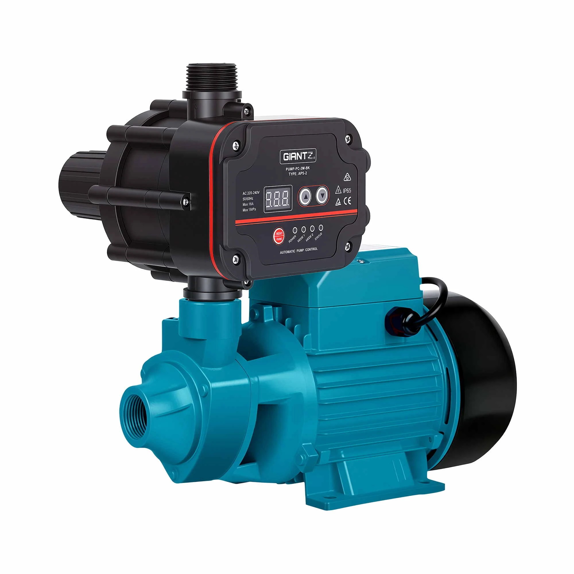 1 Giantz Peripheral Water Pump Auto Controller Cast Iron Garden Irrigation 1HP - Multi, 1 of 4