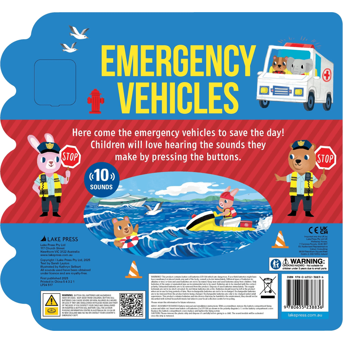 2 Emergency Vehicles - Sound Book, 2 of 5