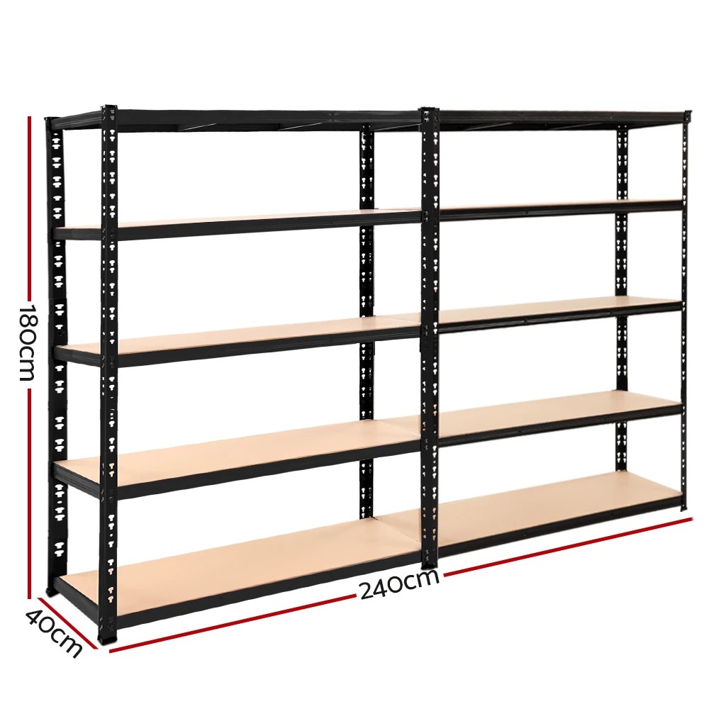 2 Giantz 2.4Mx1.8M Garage Shelving Warehouse Rack Pallet Racking Storage Shelve - Multi, 2 of 6