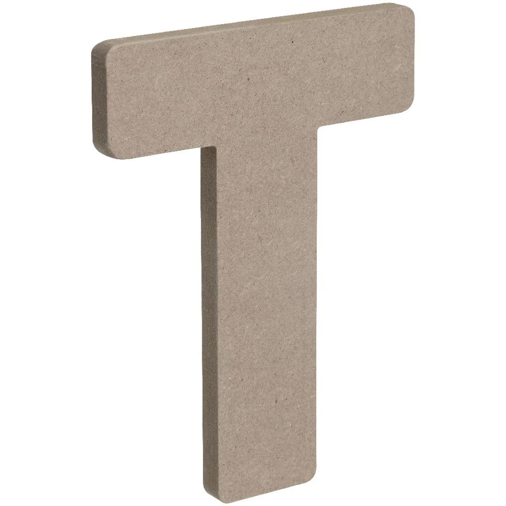 3 Born Wooden Alphabet Letter T 20cm, 3 of 3