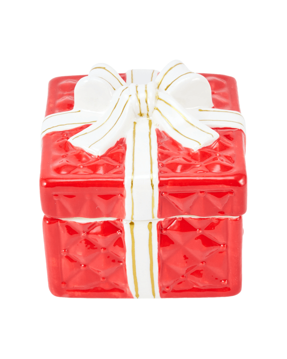 Christmas Present Ceramic Candle