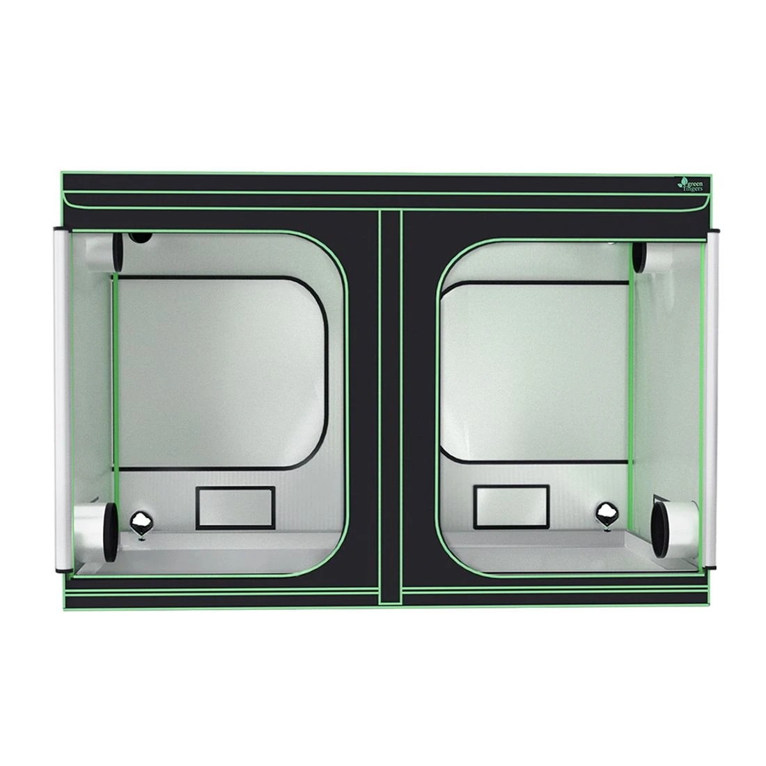 3 Green Fingers Grow Tent Kits 300x150x200cm Hydroponics Indoor Plant Grow System - Black, 3 of 5