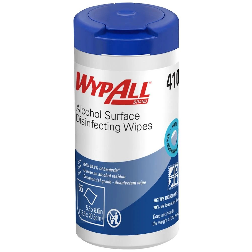 1 WyPall Alcohol Surface Disinfecting Wipes 65 Sheets, 1 of 3