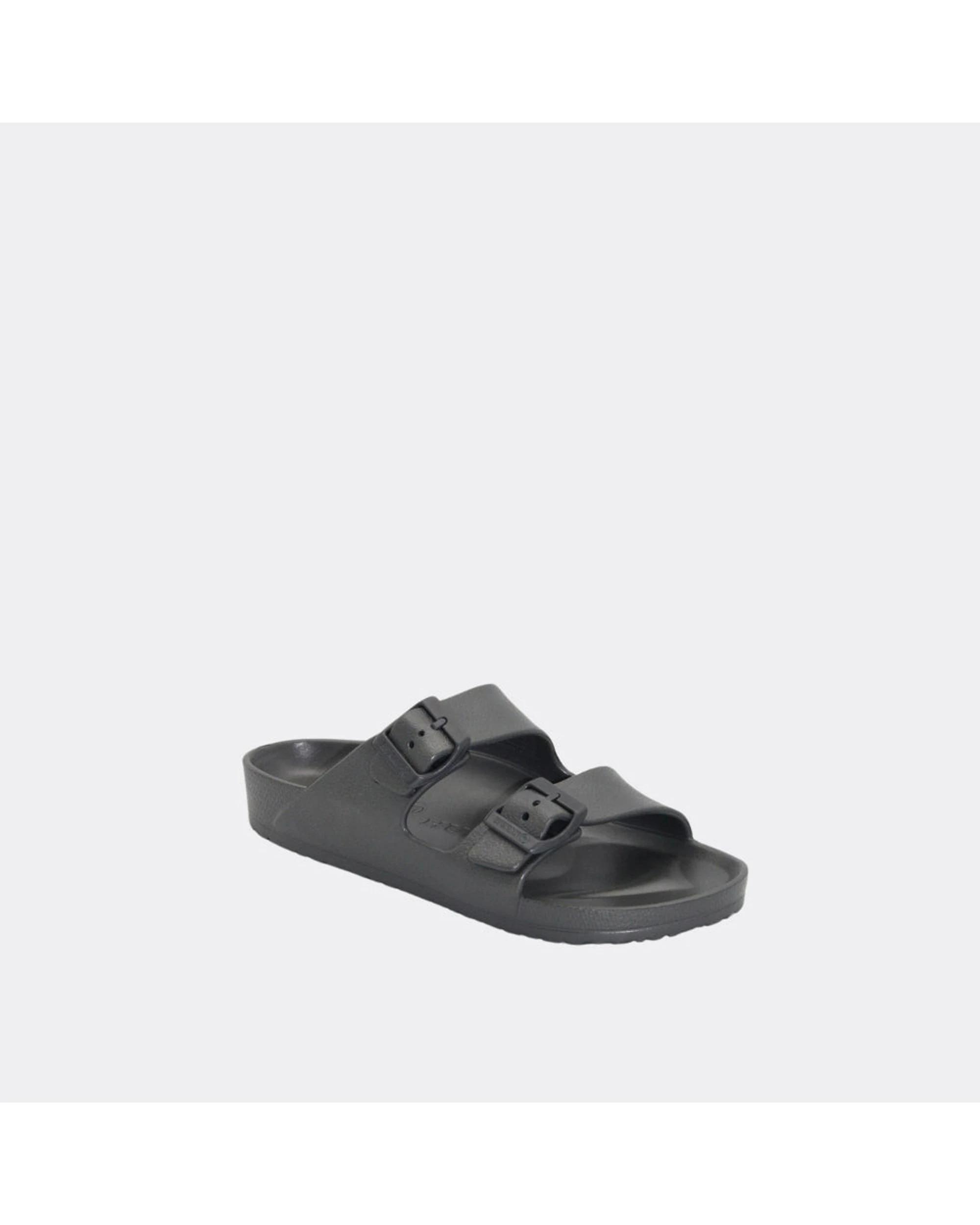 2 Human Shoes Ripe Women's Sandals Double Buckle Super Soft Tan GUNMETAL, 2 of 3