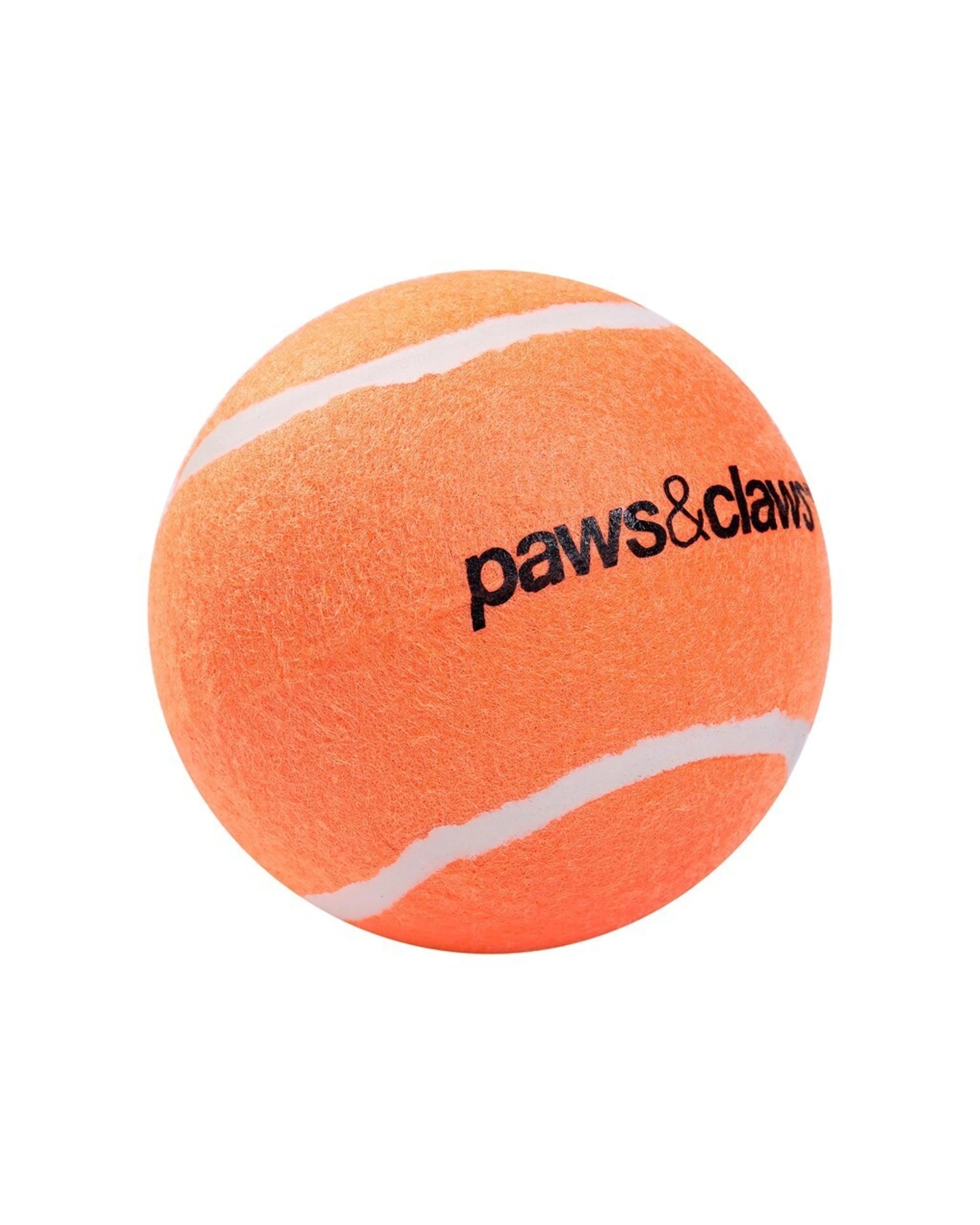 5 Paws And Claws 4pk Jumbo Tennis Ball 10cm Solid Durable Design - Multi, 5 of 9