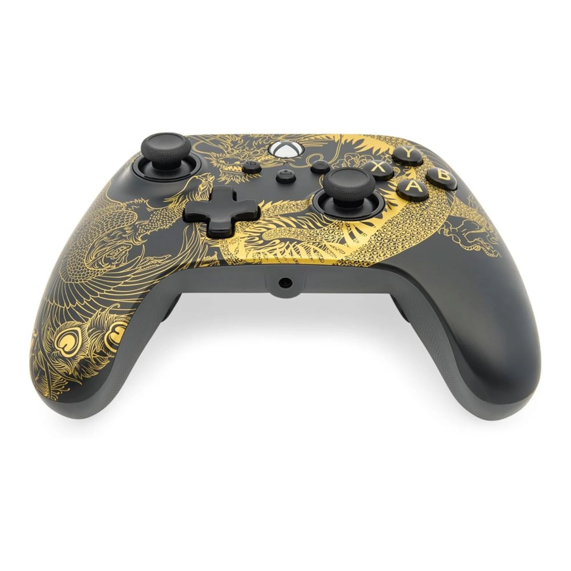 3 PowerA - Advantage Wired Controller for Xbox Series X/S - Dragon/Phoenix - Black,Gold, 3 of 5