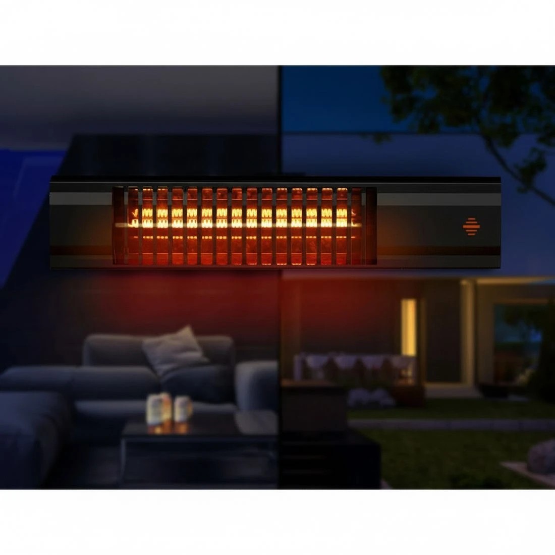 6 Devanti Electric Strip Heater Radiant Heaters - Black, 6 of 6