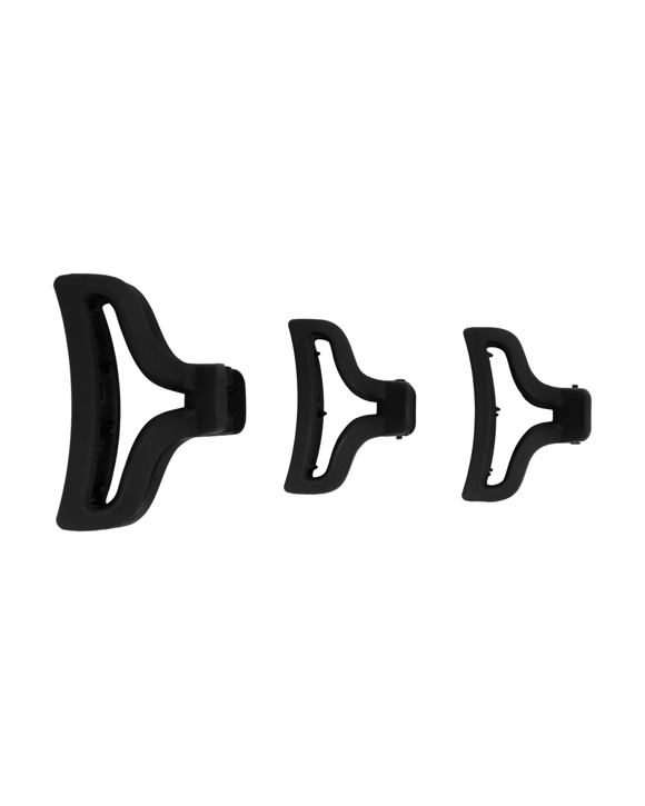 OXX Haircare 3 Pack Claw Hair Clips