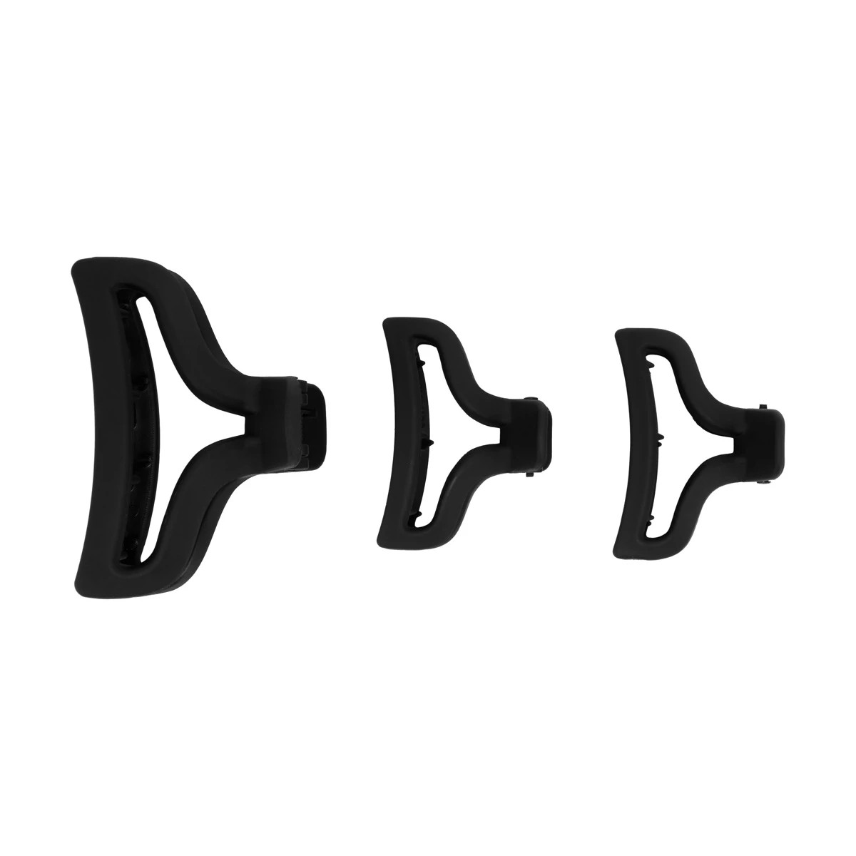 1 OXX Haircare 3 Pack Claw Hair Clips, 1 of 6