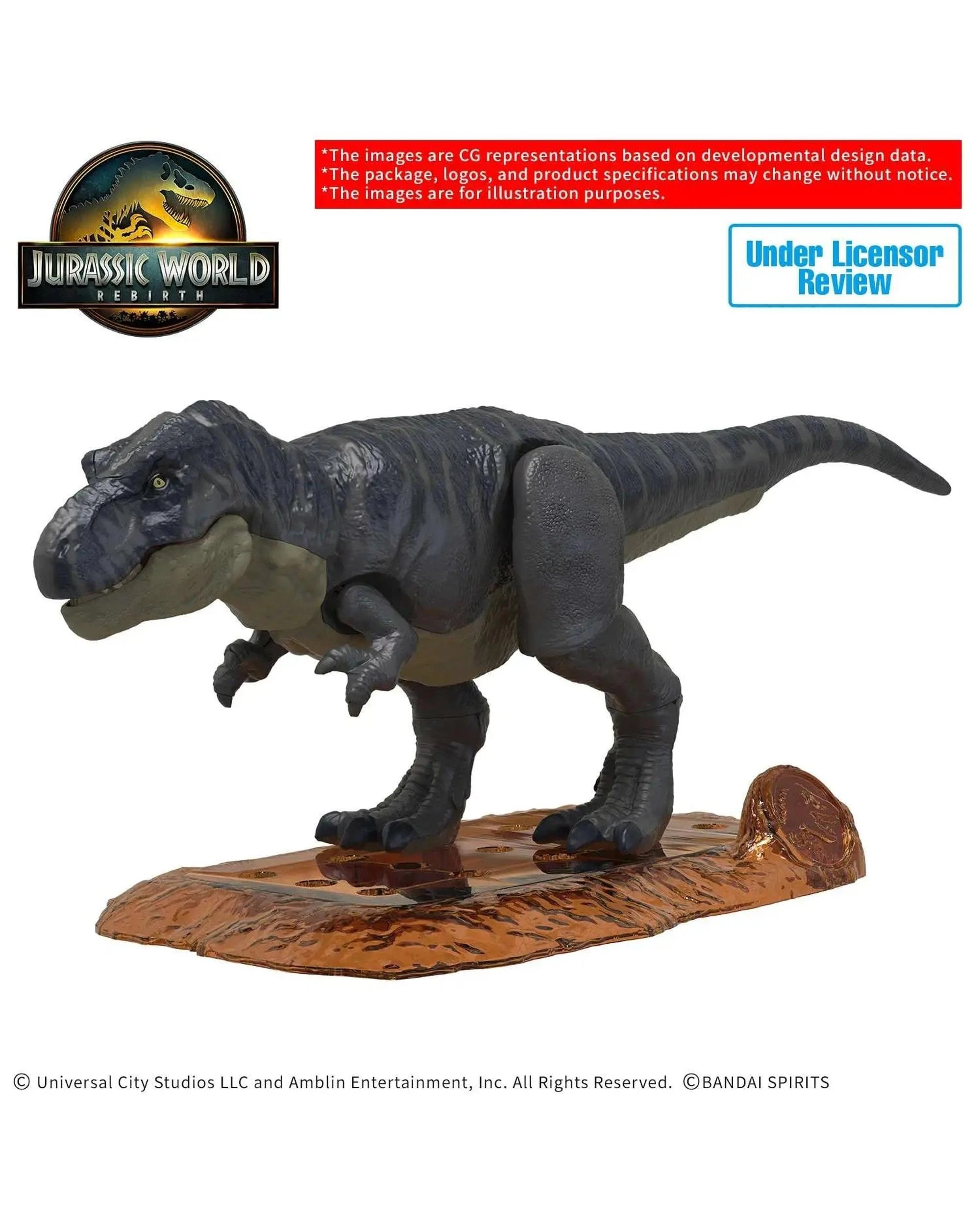 4 Bandai Plannosaurus Jurassic World T.Rex Model Kit, 4 of 4