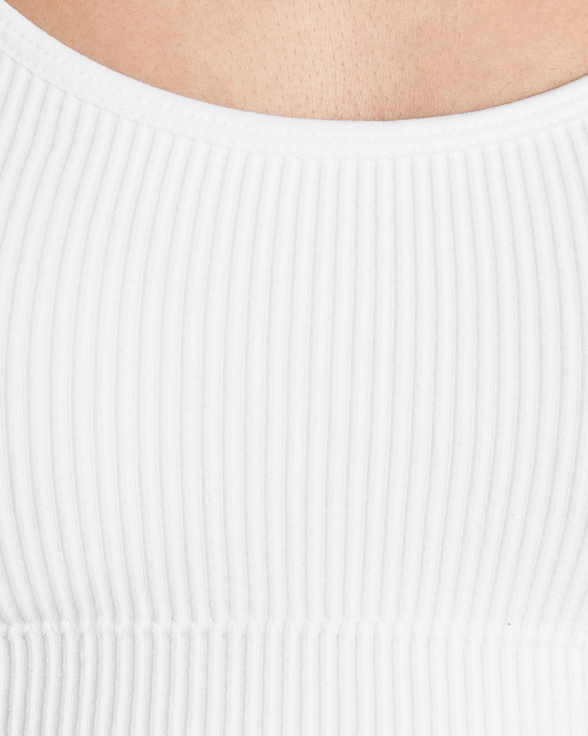 10 Ribbed Strappy Crop Top - Lily Loves WHITE, 10 of 10