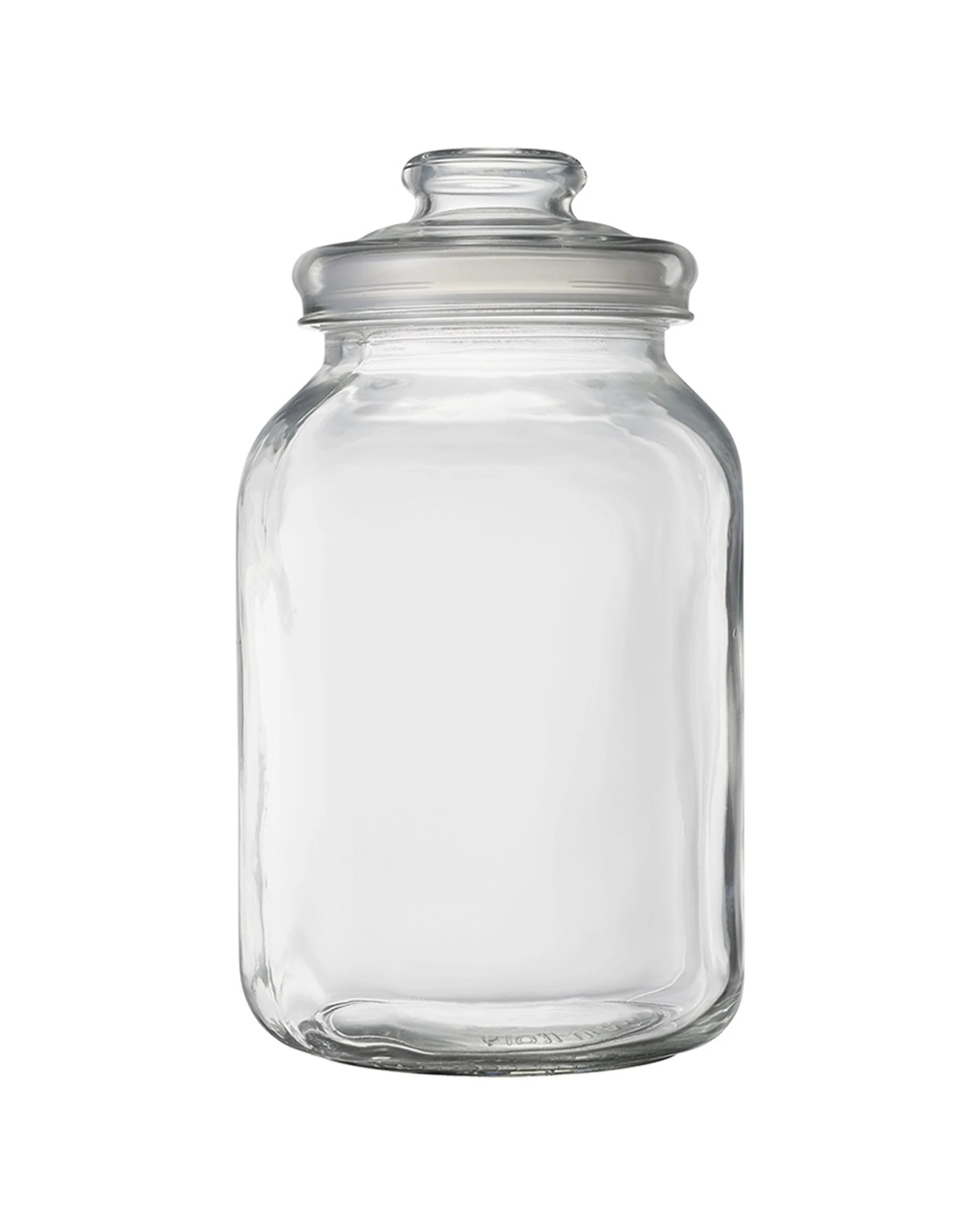 2 Ecology Riserva Square Kitchen Pantry Jar With Airtight Lid 3.1L - Natural, 2 of 2