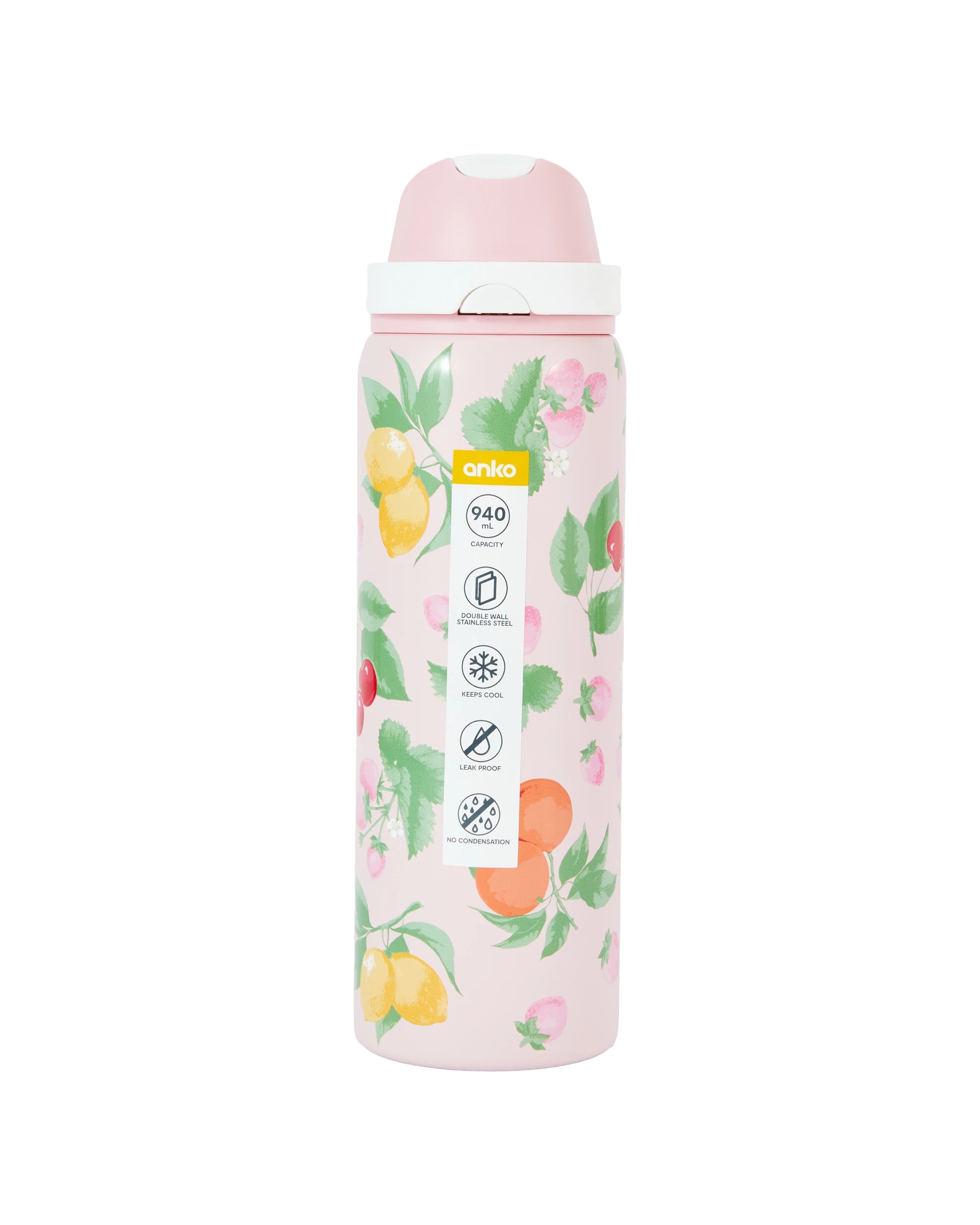 7 940ml Fruit Dual Lid Bottle, 7 of 7