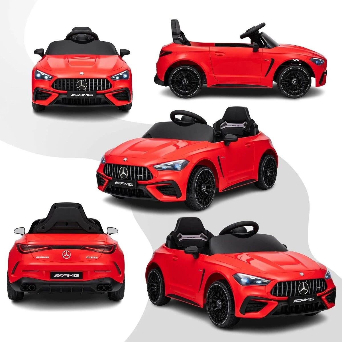 2 AUSWAY Kids Electric Car Remote Control 12V Battery Motor Ride On Toy, 2 of 4