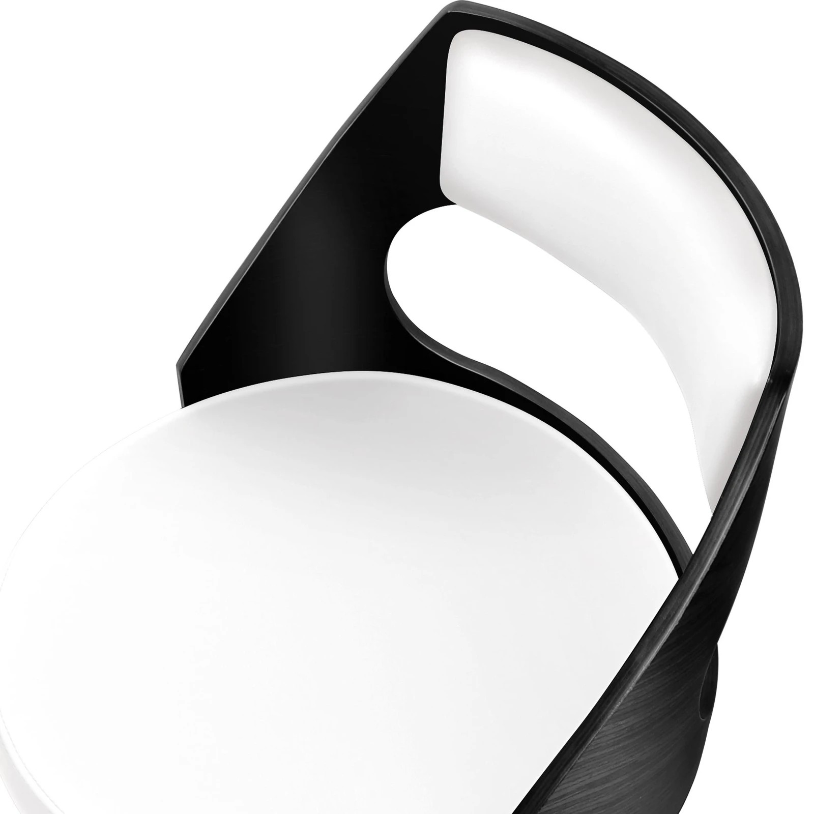 7 Alfordson 2x Swivel Bar Stools Eden Kitchen Wooden Dining Chair - White, 7 of 10