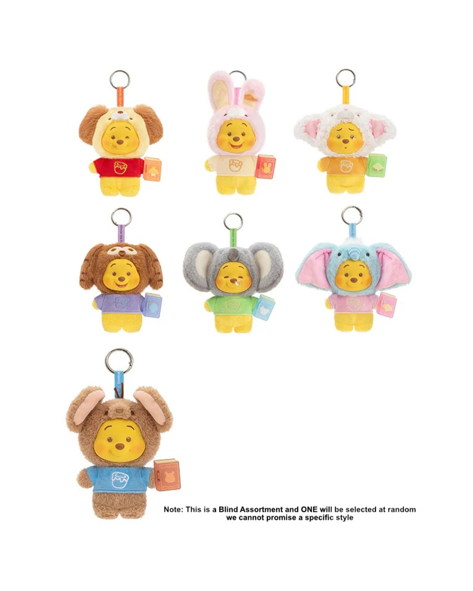 3 Disney Winnie the Pooh Animal Storybook Series Plush Blind Box, 3 of 10