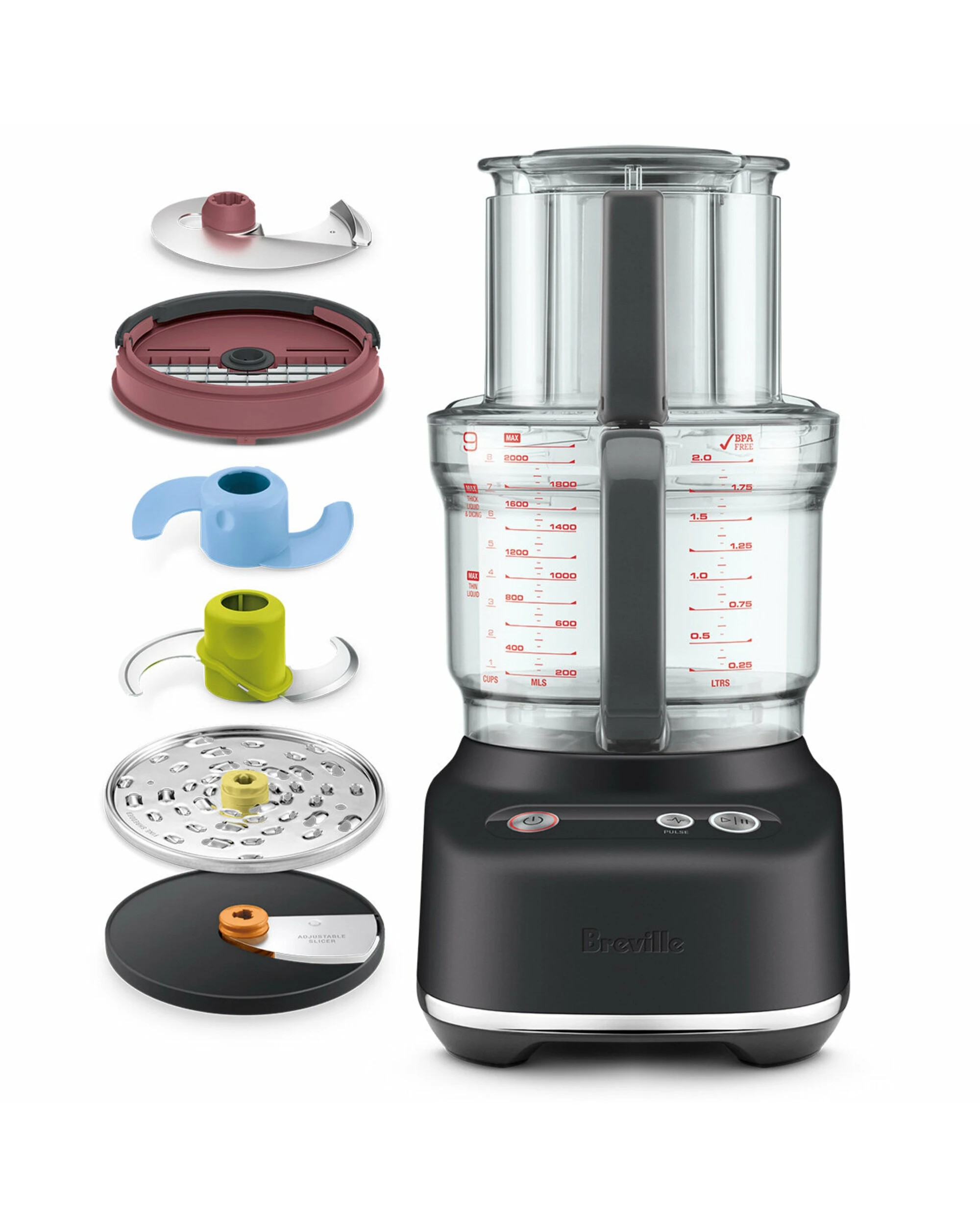1 Breville the Paradice 9 Food Processor Black Truffle, 1 of 5