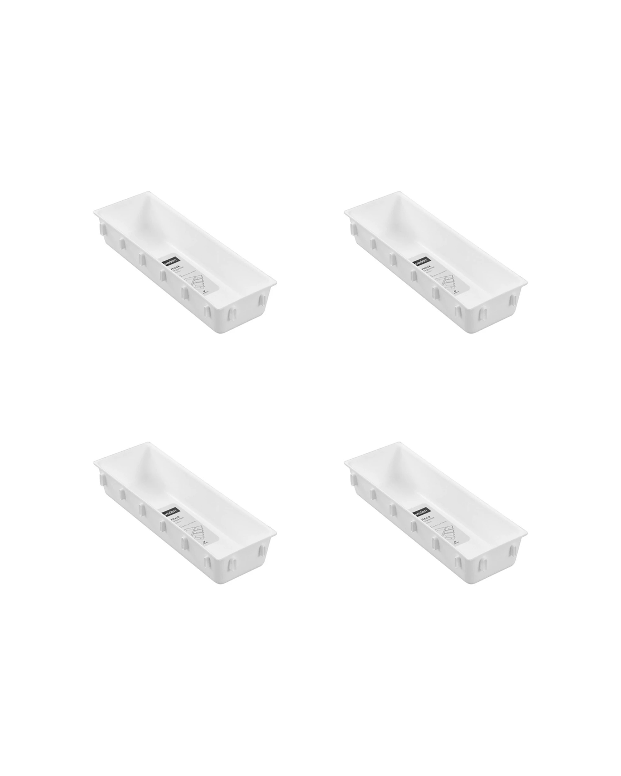 1 24PK Boxsweden Interlock Drawer Organiser Rectangle 26x8.5cm - Assorted, 1 of 6