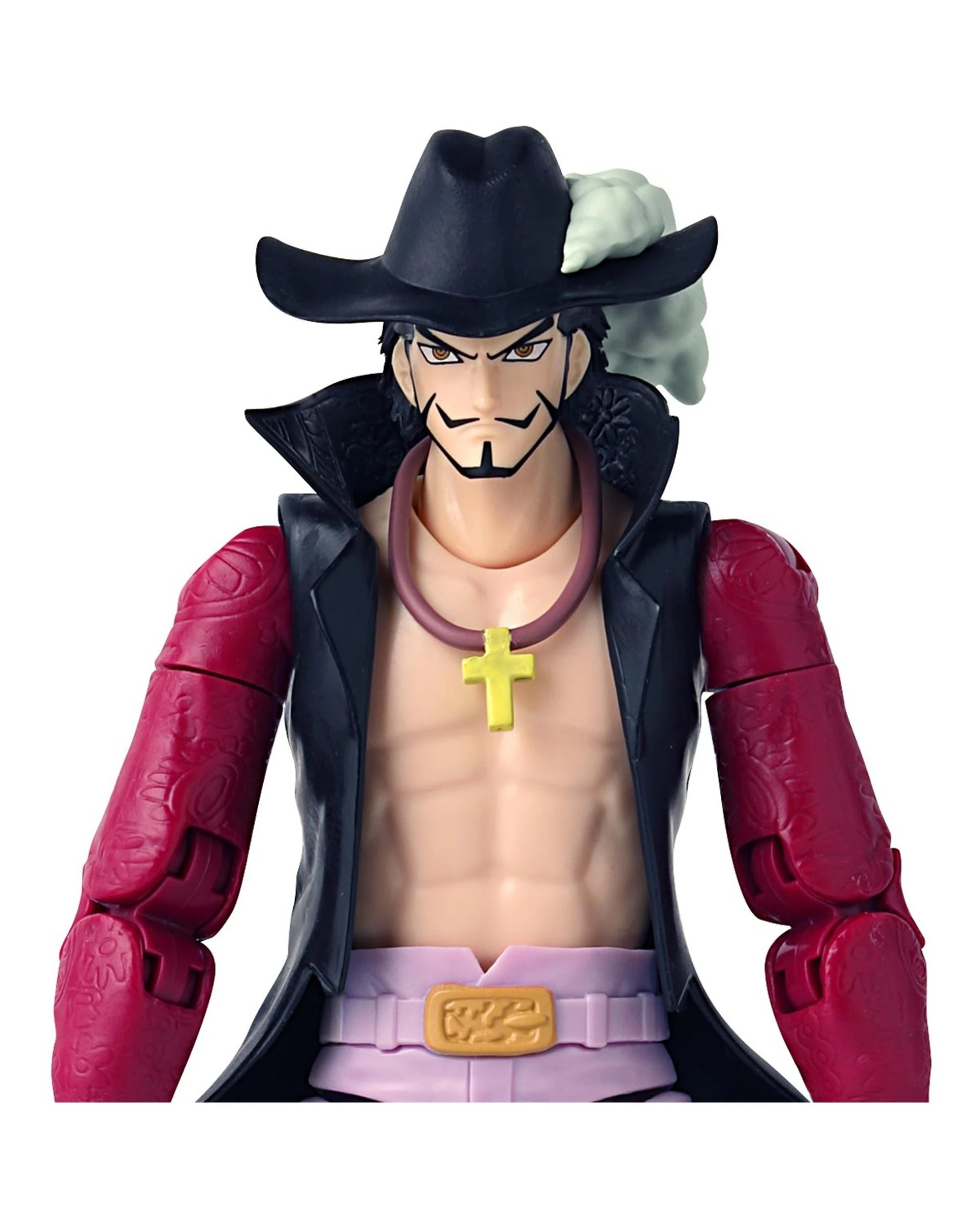 5 Bandai Anime Heroes One Piece Dracule Mihawk Figure, 5 of 10