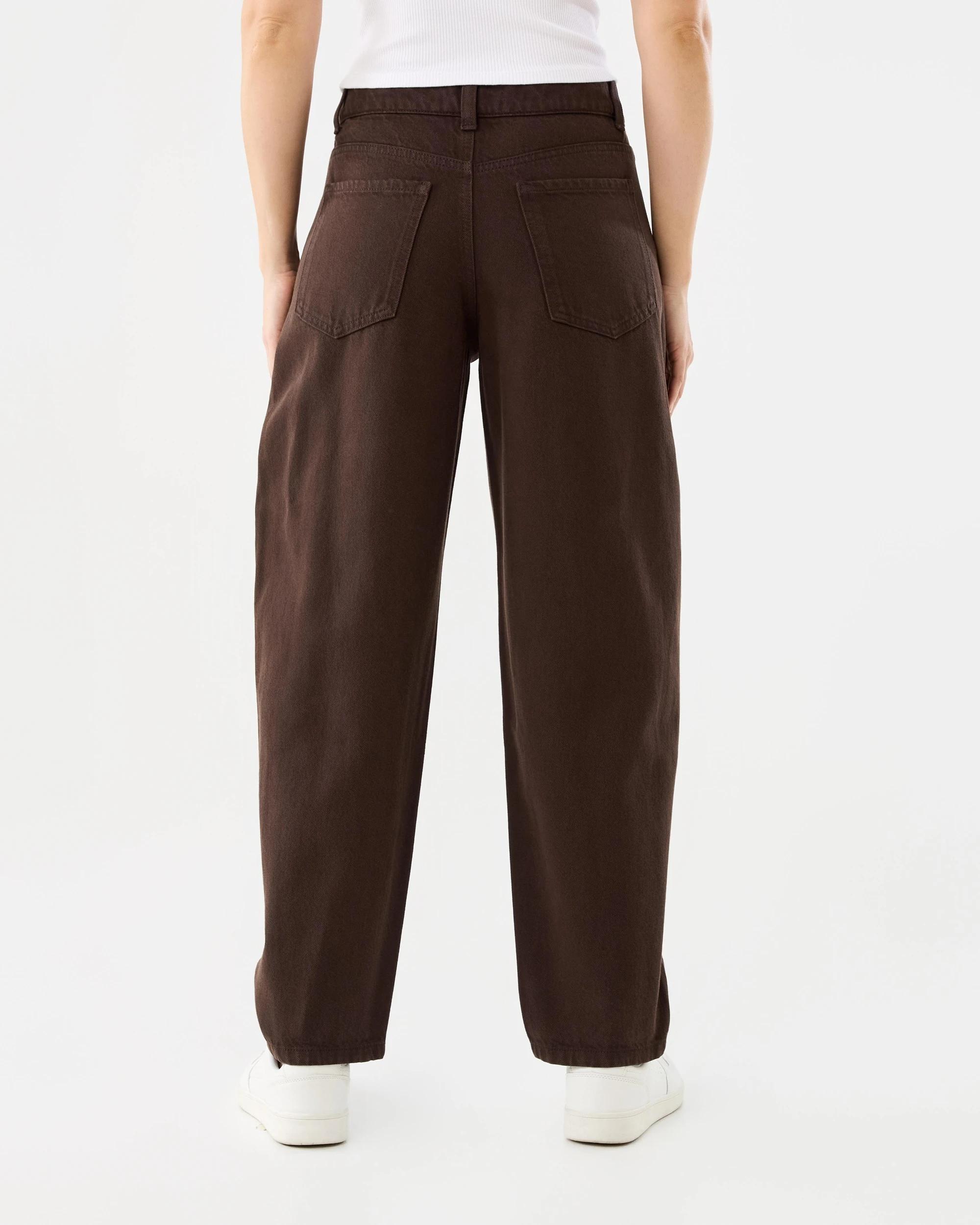 3 Barrel Leg Jeans Melt Brown, 3 of 8