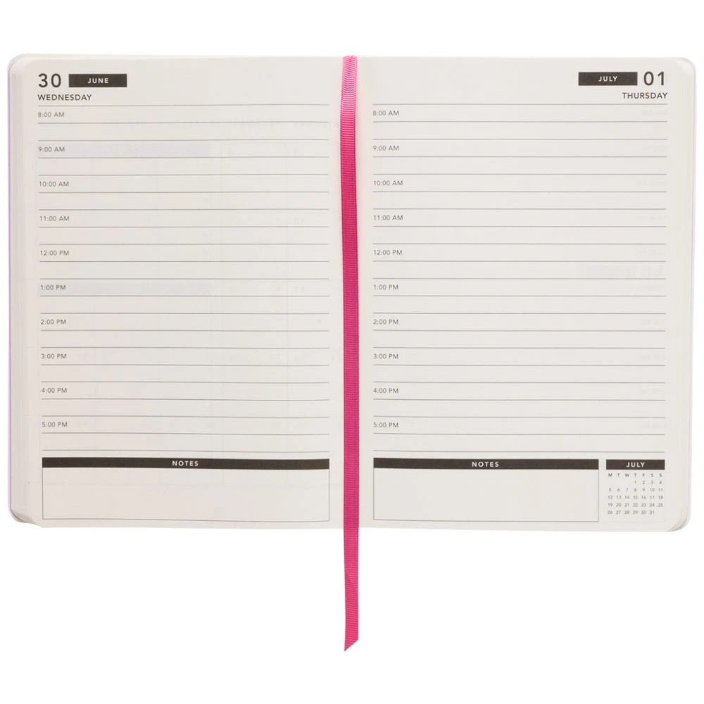 6 Officeworks A5 Soft Cover Diary Day To Page 2027, 6 of 7