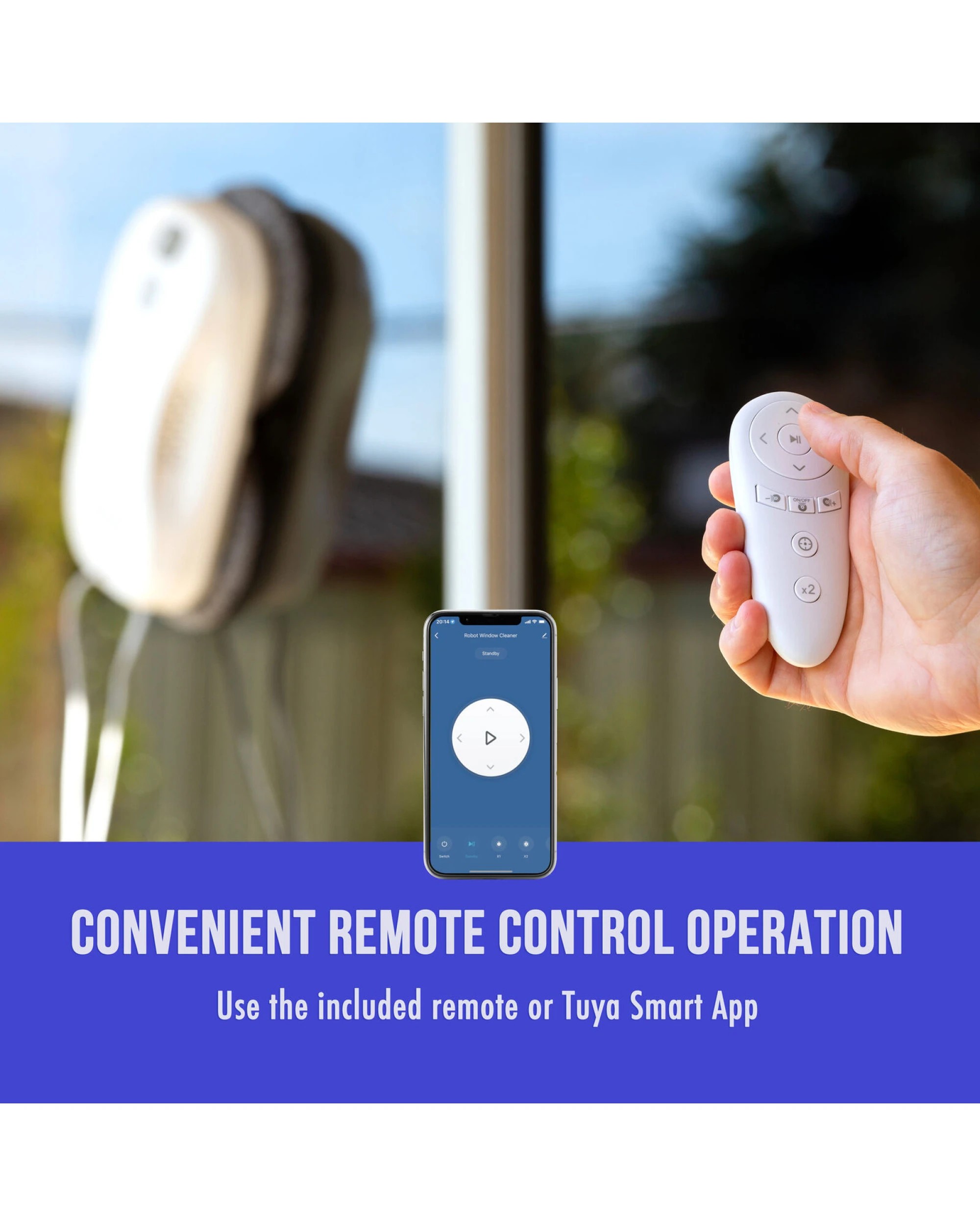 5 Magivaac Robot Window Cleaner, with Remote Control Capability via Smart App, 5 of 10