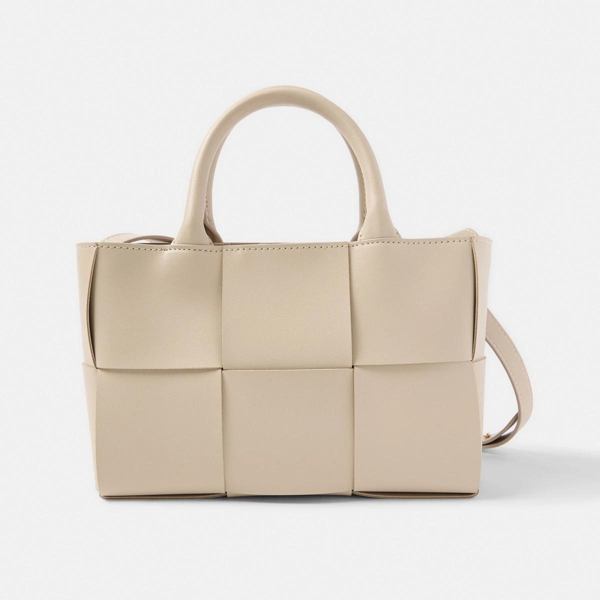 1 Mini Tote Bag CHALK SAND, 1 of 6