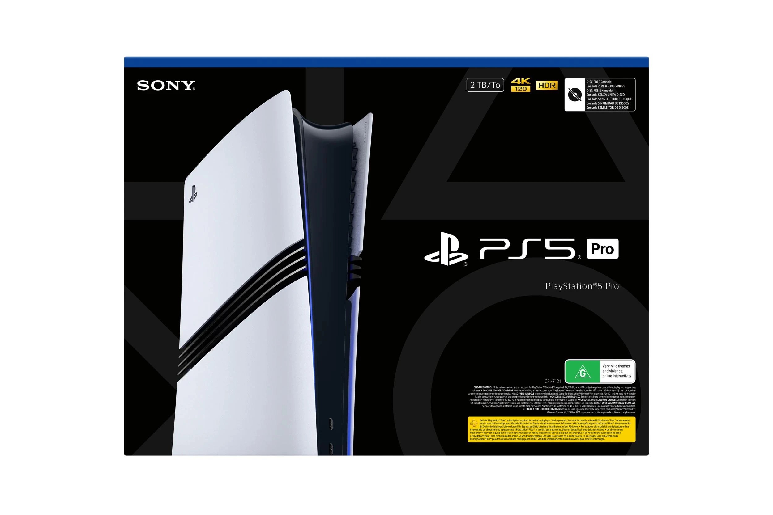 1 PlayStation 5 Pro Console - White, 1 of 5