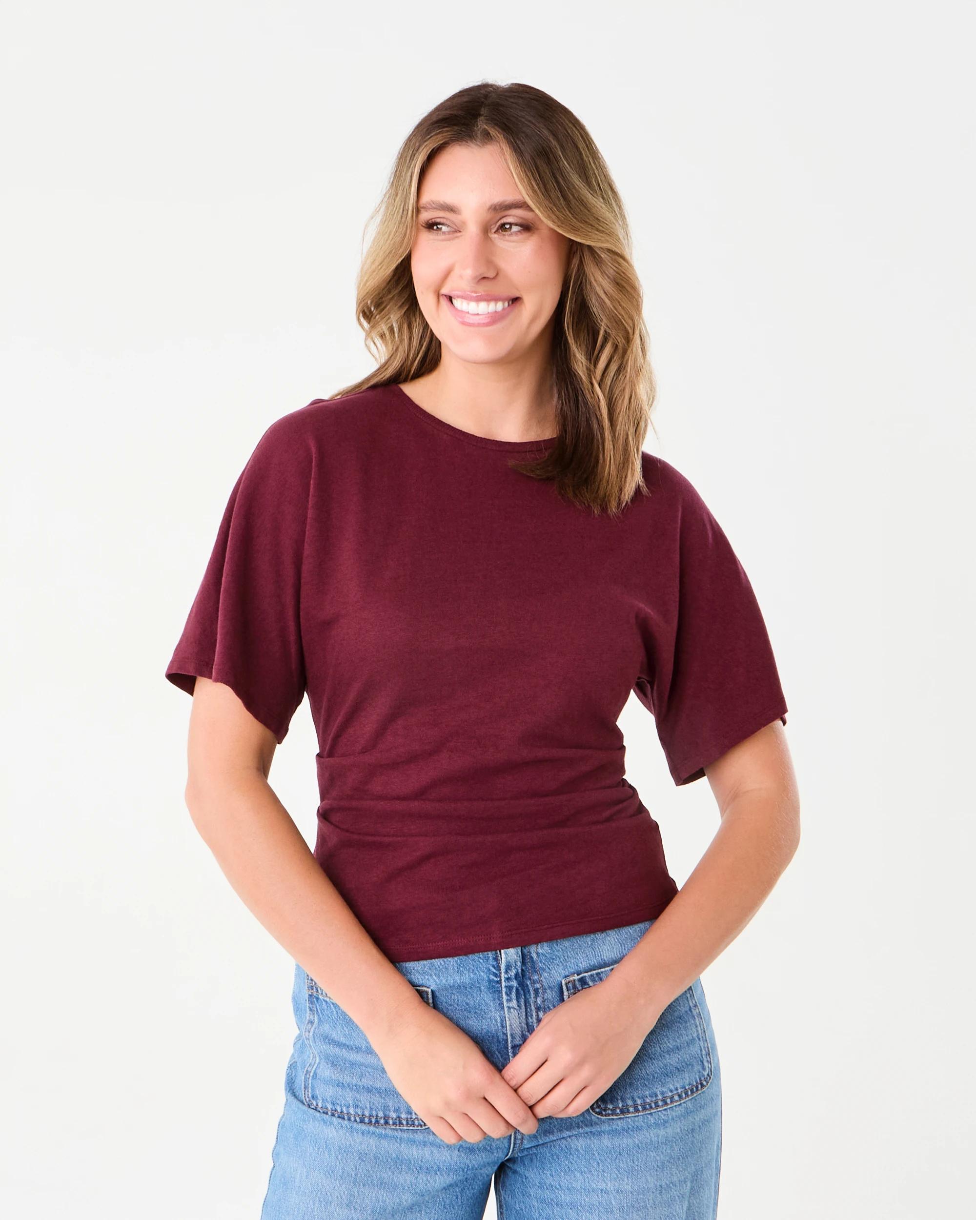 1 Extended Sleeve T-shirt Red Royale, 1 of 6