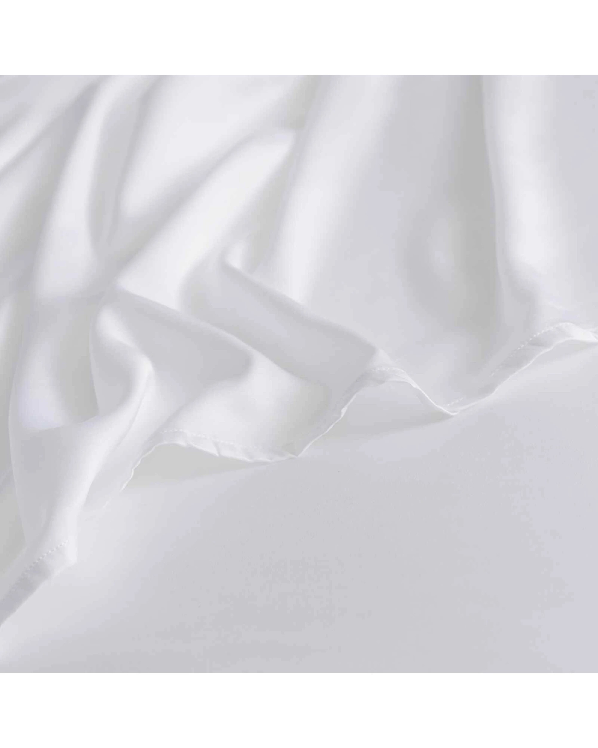 2 Canningvale Luxury Lustro Bamboo Viscose Bed Sheet Set - Queen Bed - White, 2 of 4