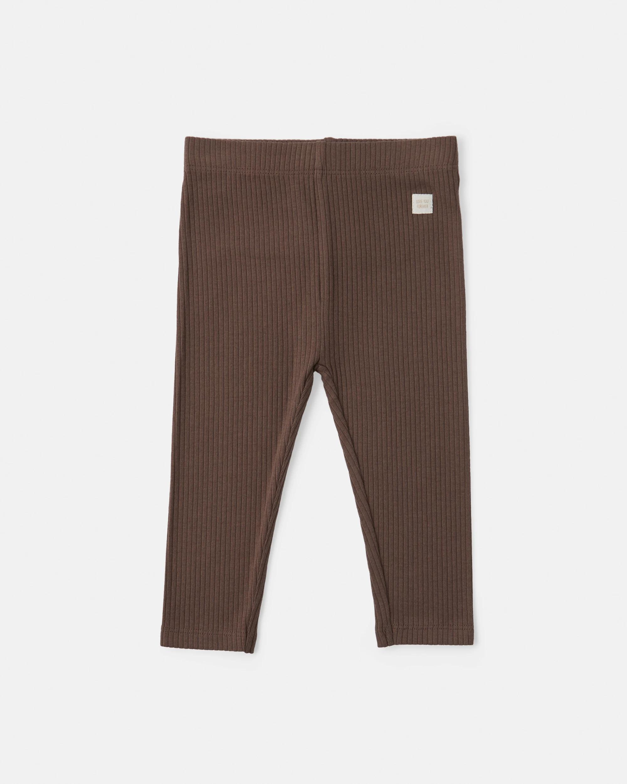 5 3 Pack Ribbed Leggings Brw Multi, 5 of 8