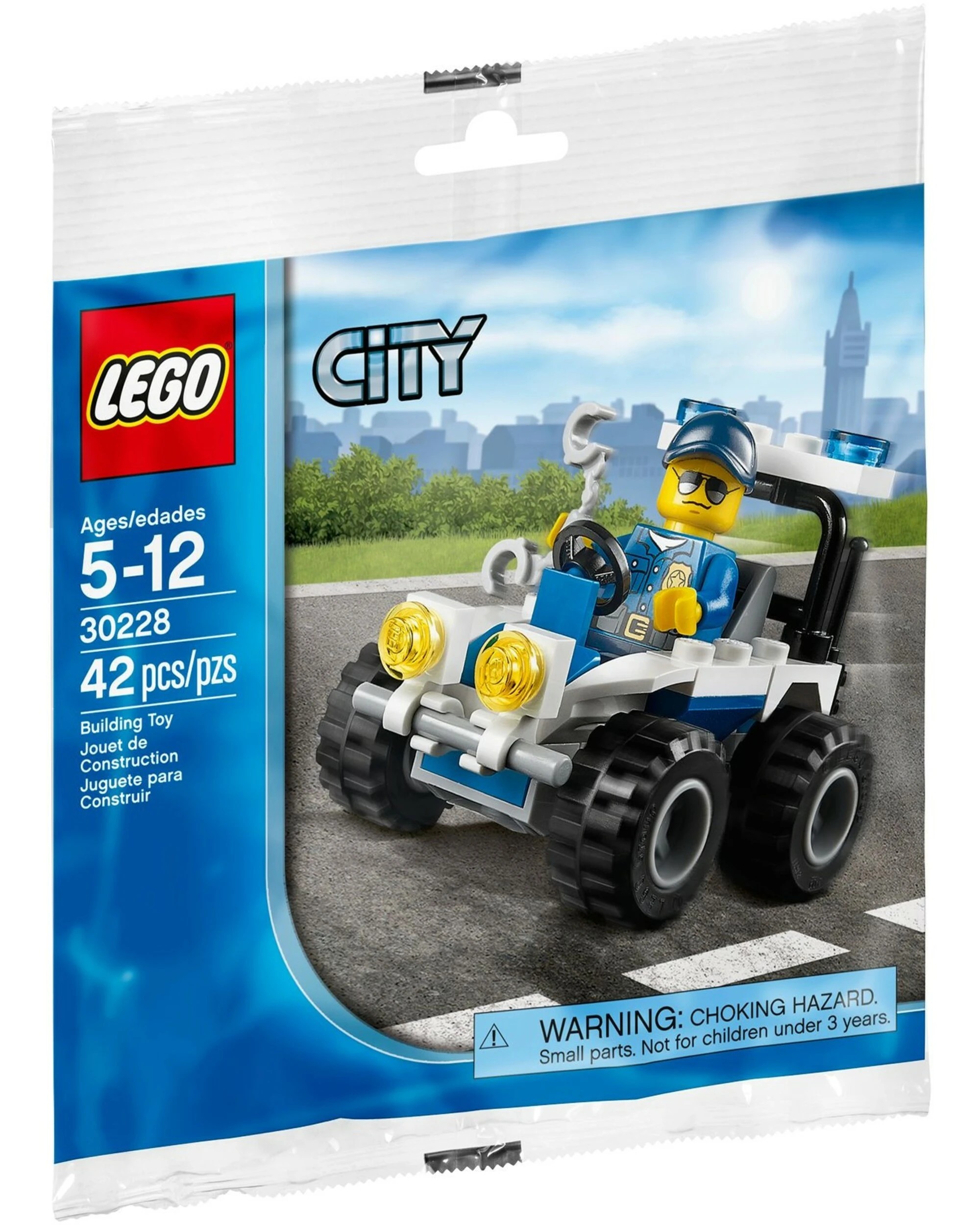 1 LEGO 30228 Police ATV Set - City Police Quad Bike, 1 of 1