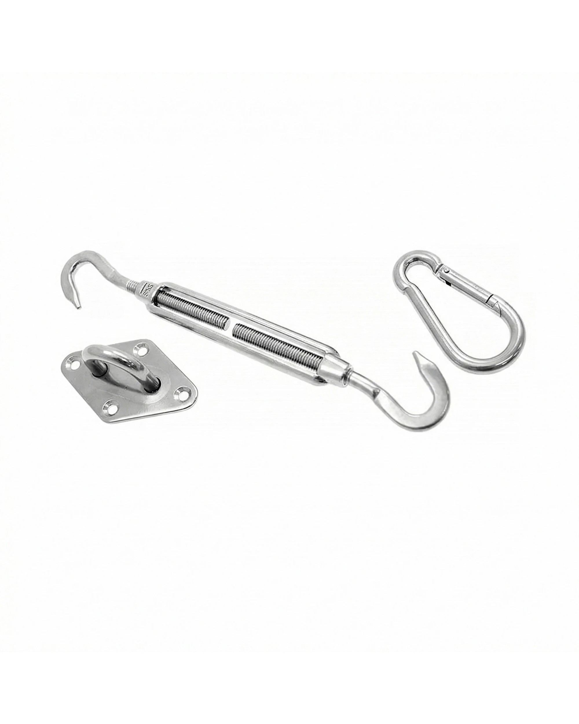 7 Wallaroo 3.6 x 3.6 x 3.6M Triangle Shade Sail - Grey, 7 of 8