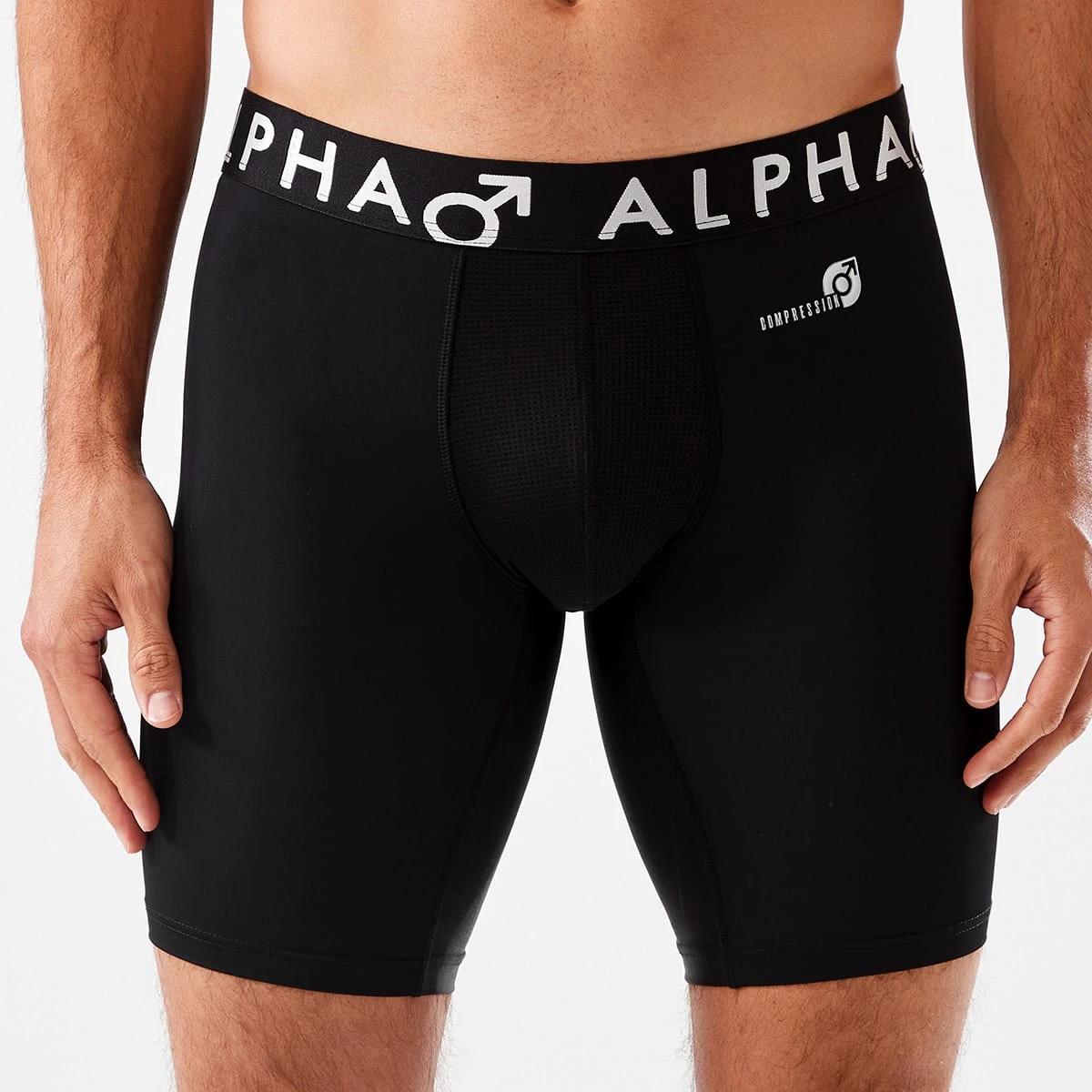 1 Compression Trunks BLACK SILVER, 1 of 5