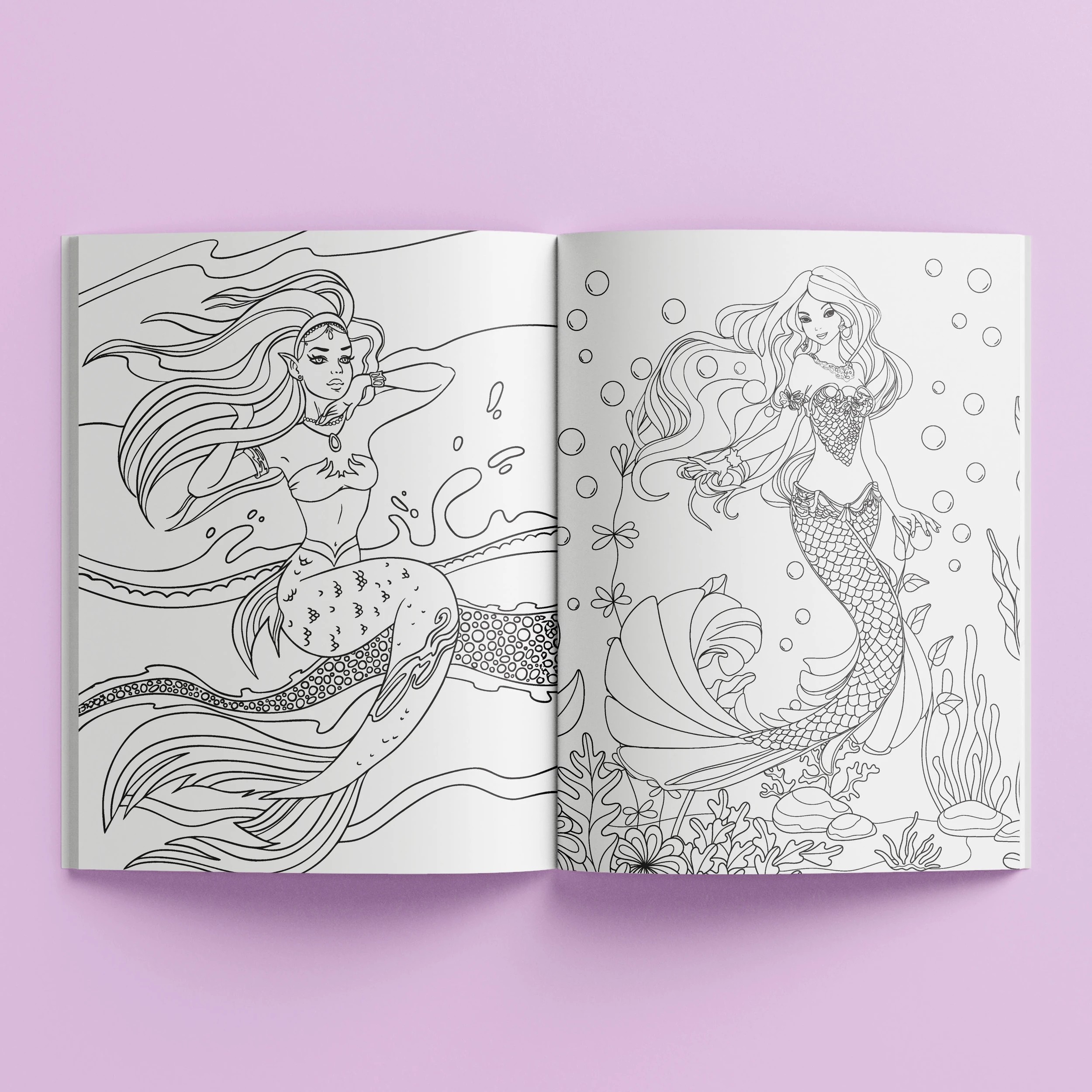 4 Kaleidoscope Colouring: Mermaid Tales - Book, 4 of 6