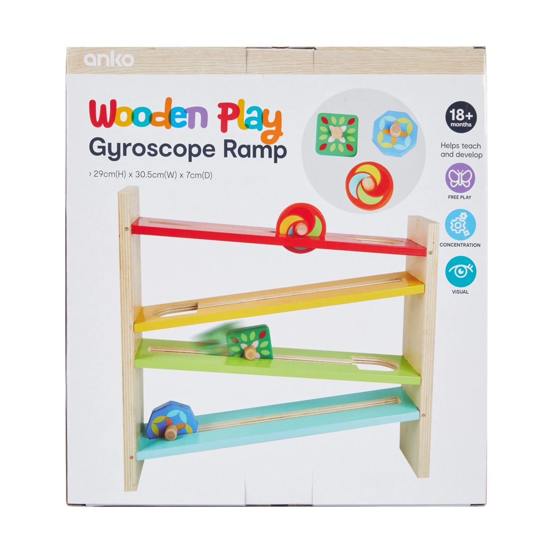 9 Wooden Play Gyroscope Ramp, 9 of 9