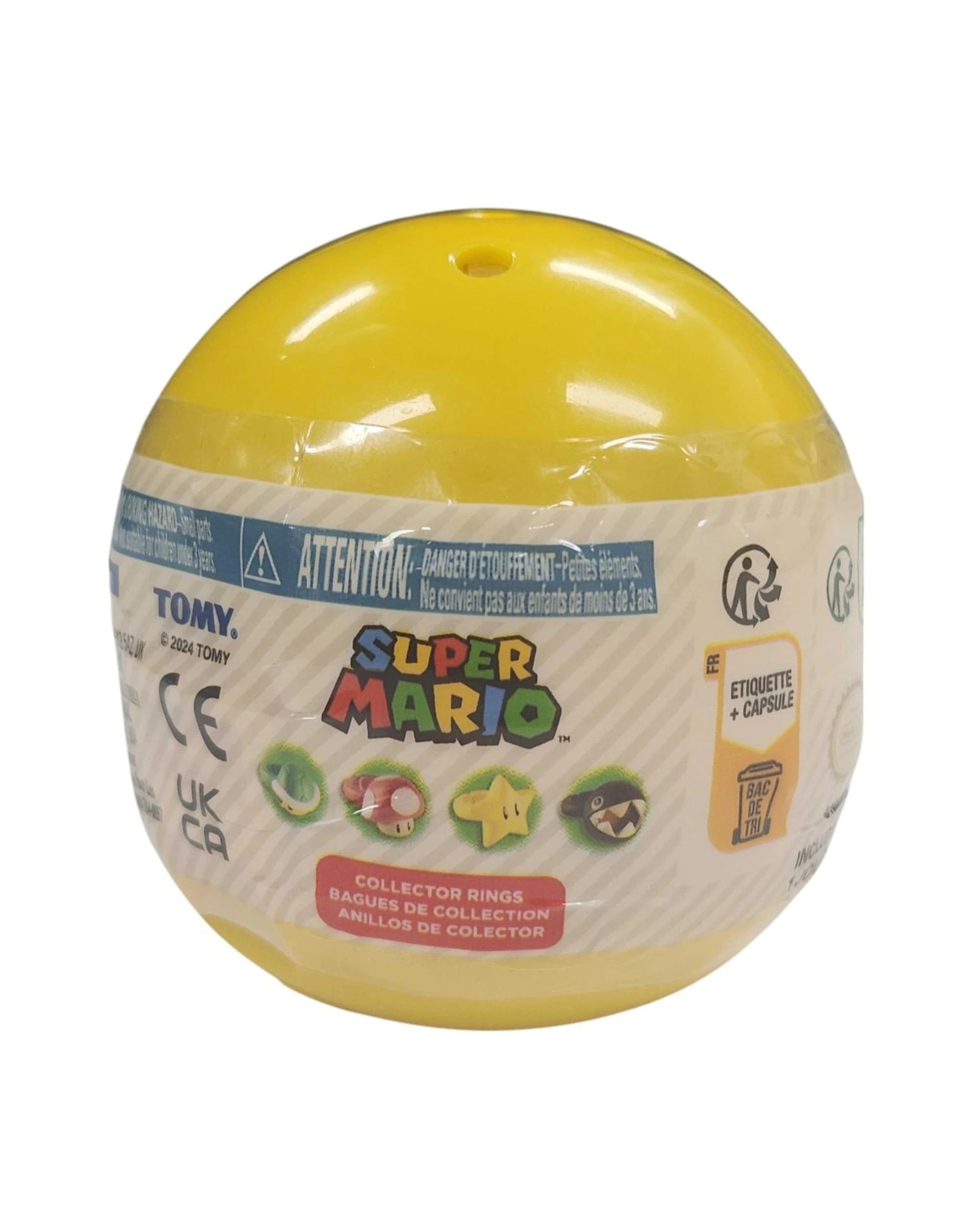 4 Super Mario Bros Collectors Ring Blind Capsule, 4 of 4