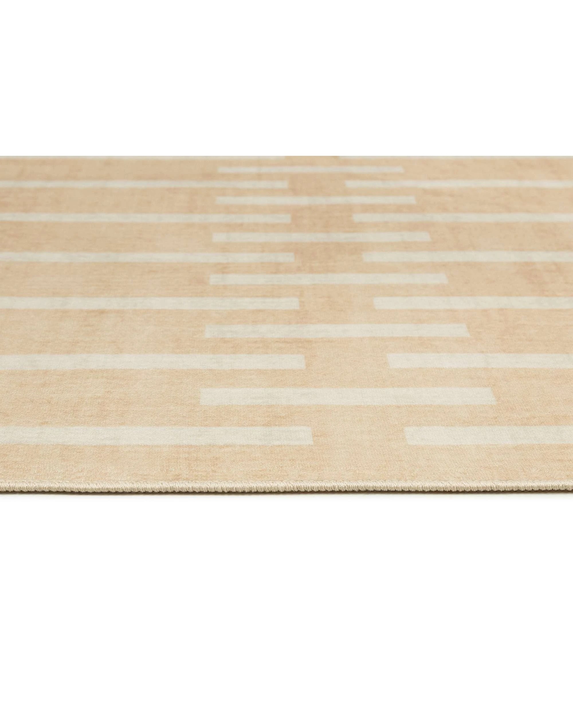 6 Loopsie Dyker Printed Washable Rug-220cm x 150cm - Beige, 6 of 8