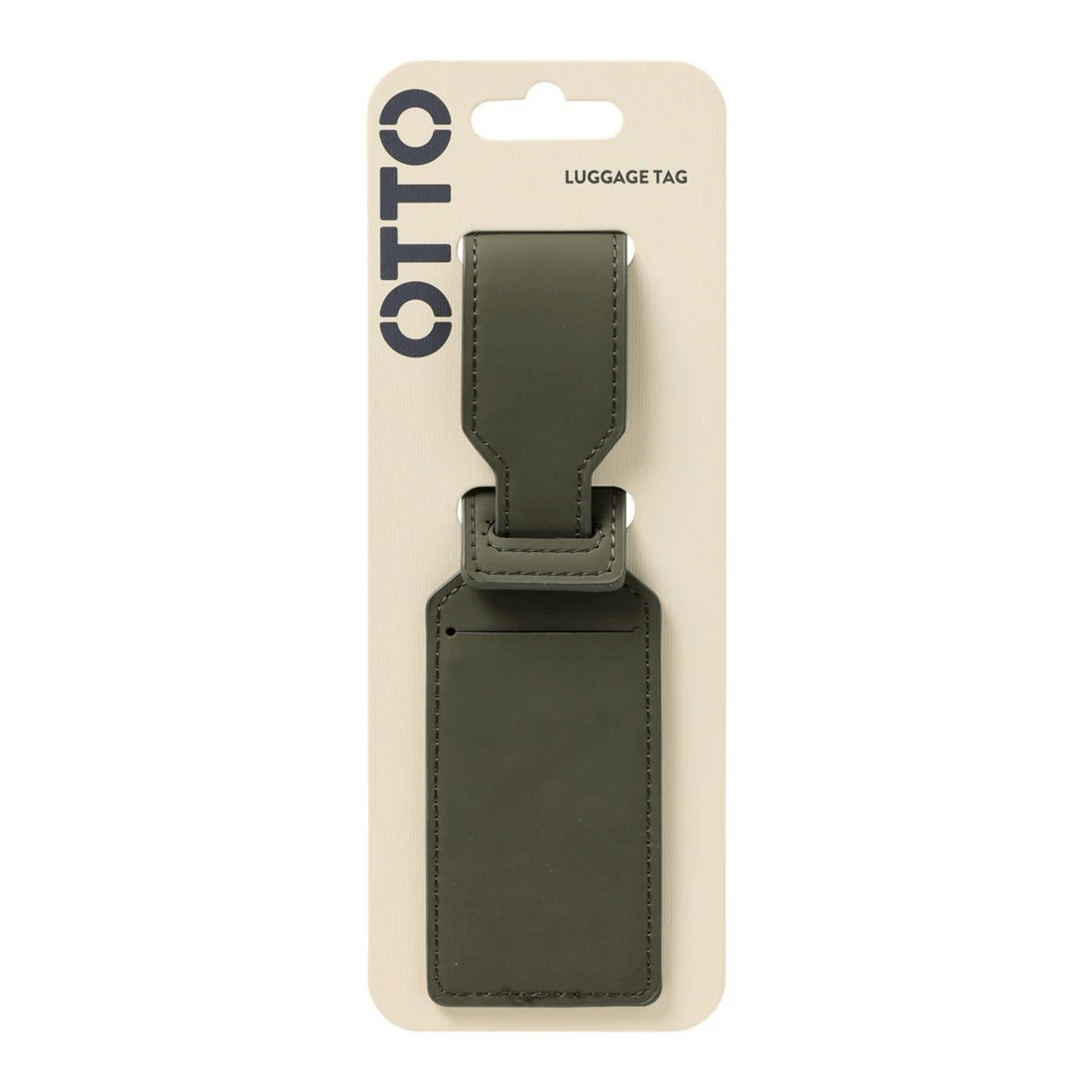 3 Otto On The Go Luggage Tags Green, 3 of 6