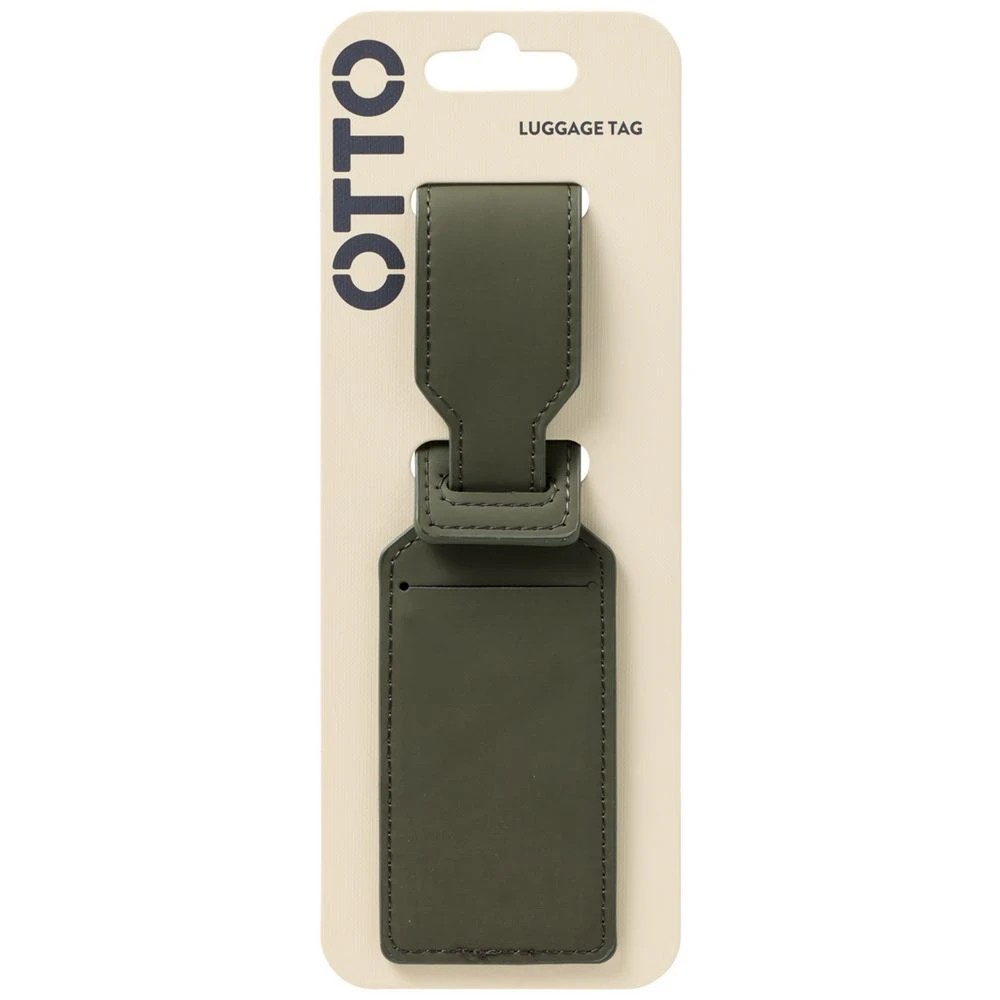 3 Otto On The Go Luggage Tags Green, 3 of 6