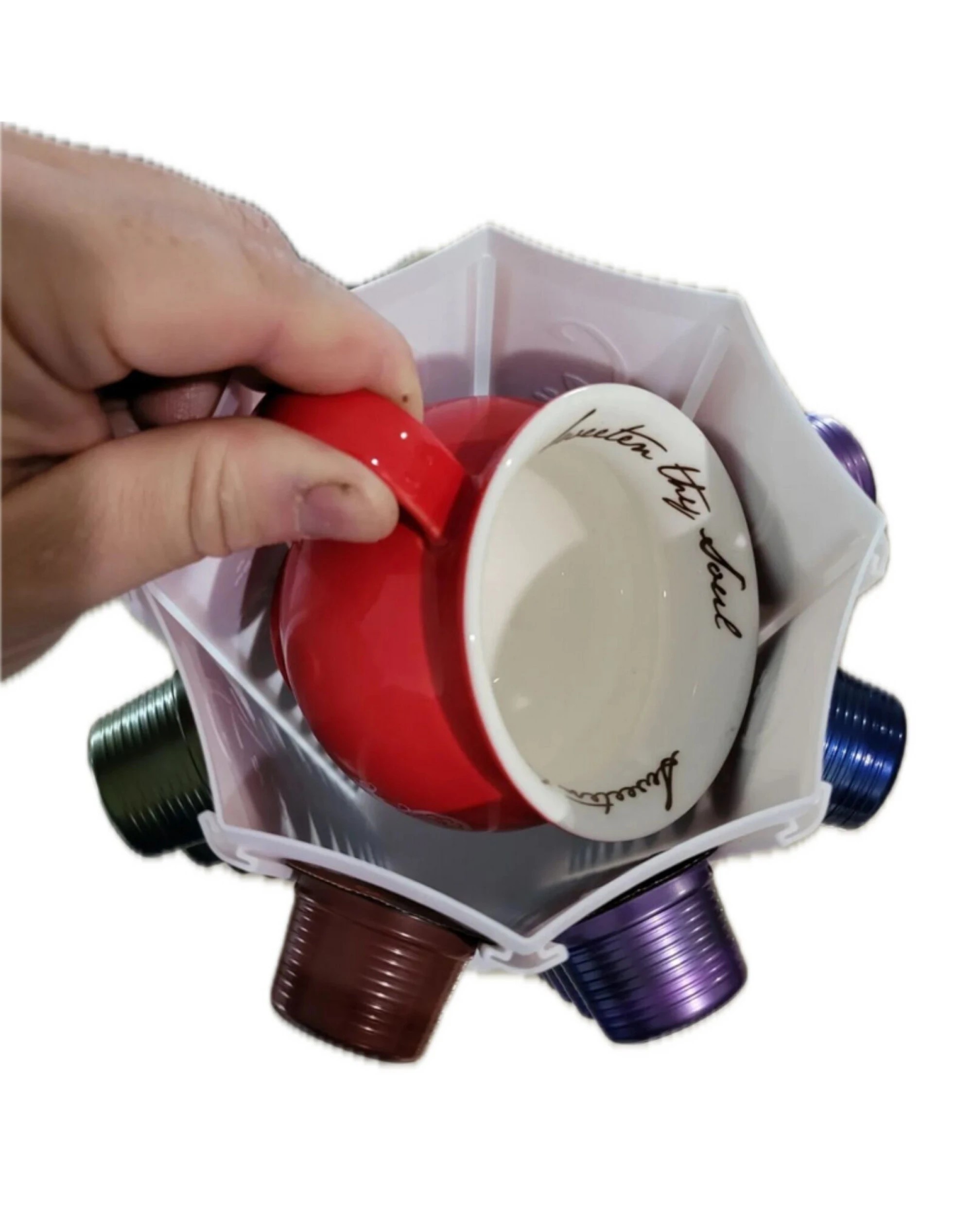 3 BR Home Jumbo Coffee Pod Holder for Aldi Pods, 3 of 4