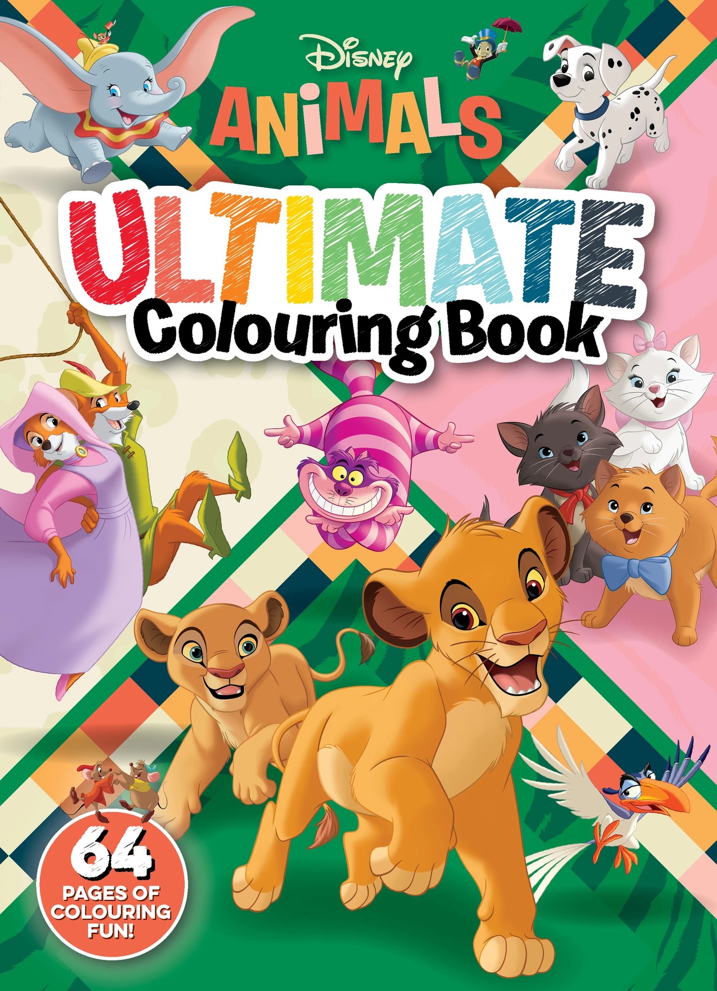 1 Disney Animals Ultimate Colouring Book