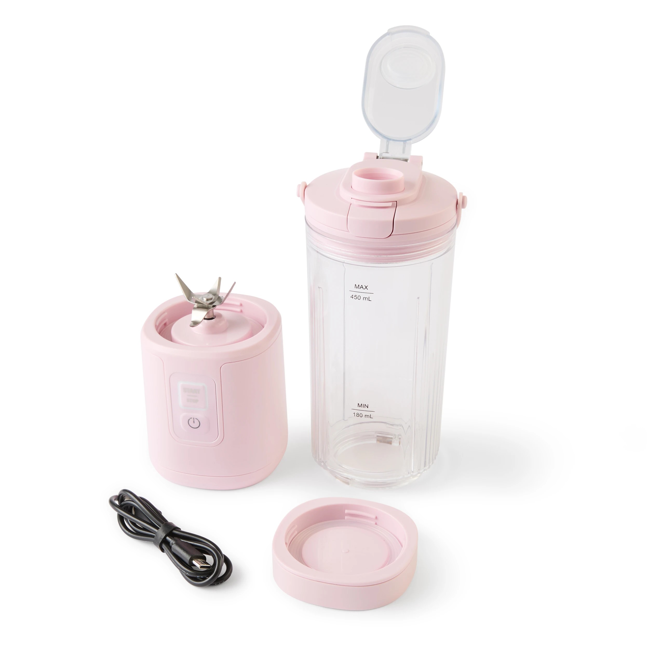 7 Portable USB Blender - Pink, 7 of 7