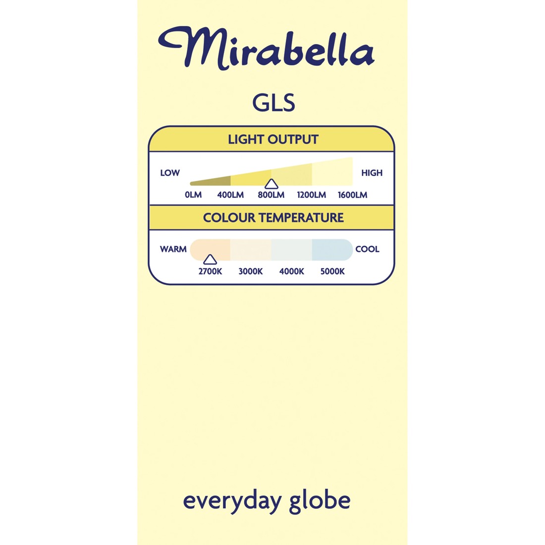 5 Mirabella LED GLS BC Warm White 9W, 5 of 6