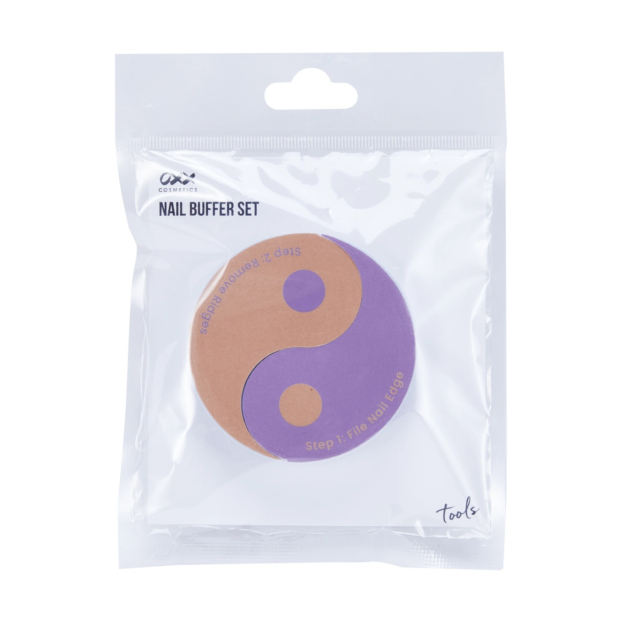 1 OXX Cosmetics Nail Buffer Set - Yin and Yang, 1 of 6