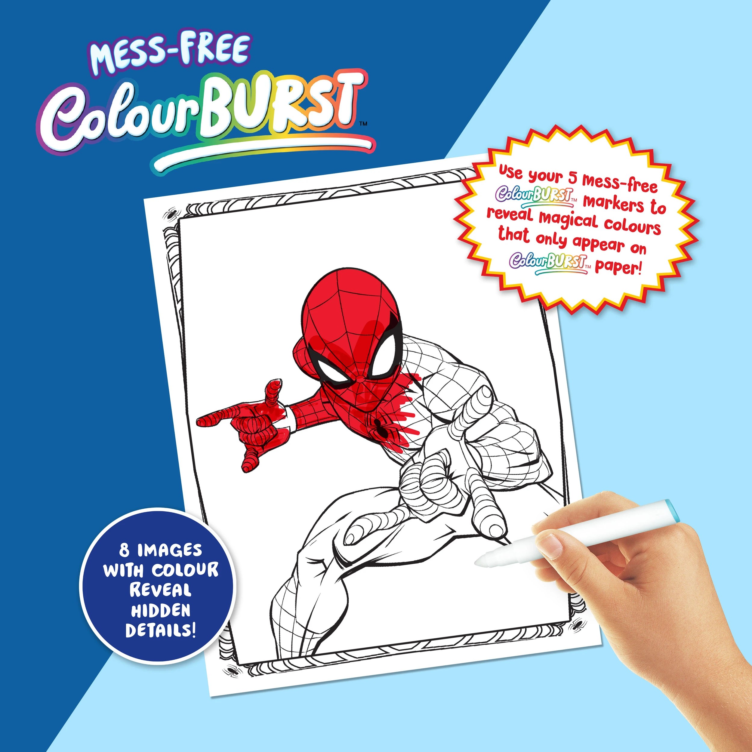 5 INKredibles Marvel Spider-Man Mess-Free ColourBurst Activity Kit - Book, 5 of 8