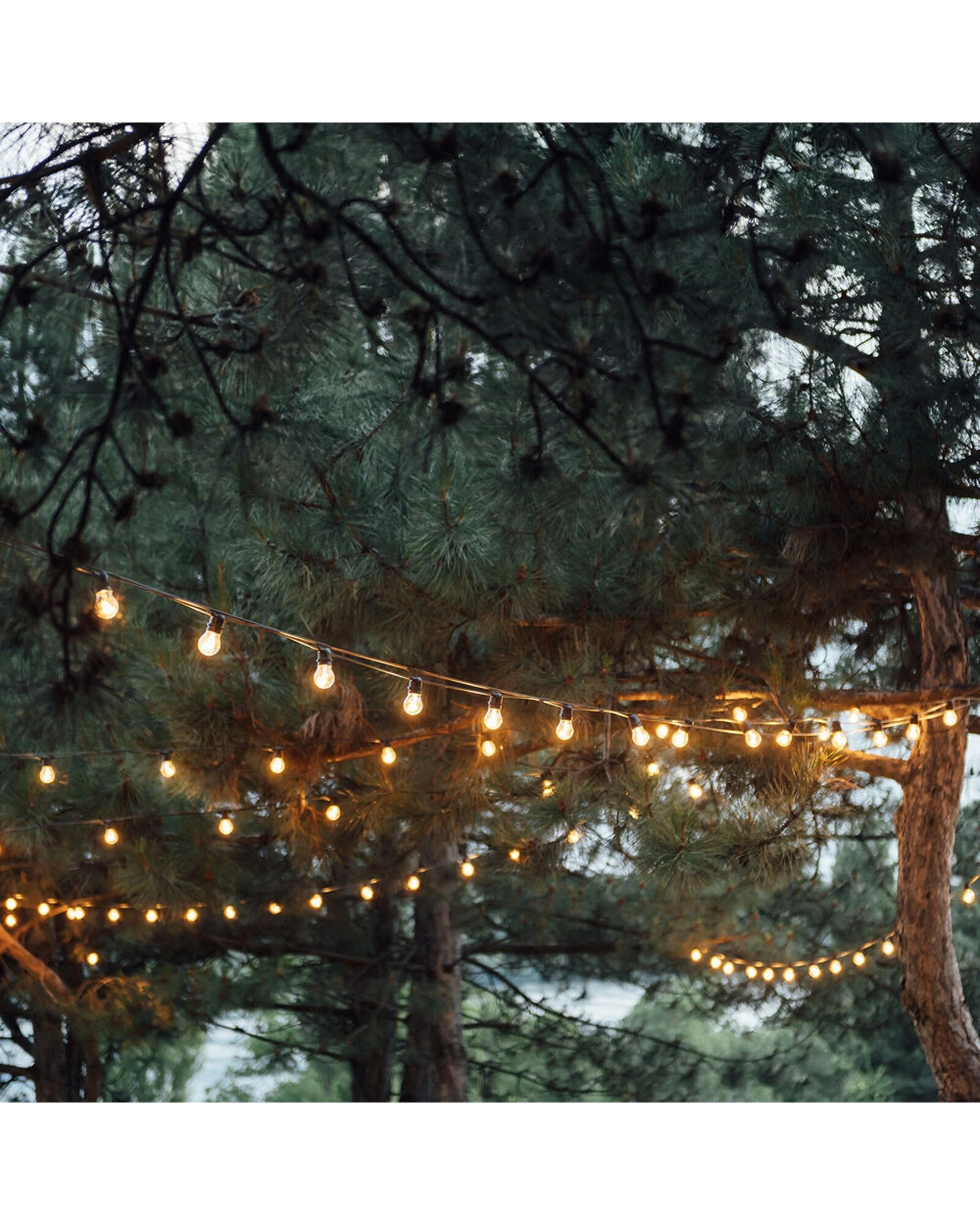 7 LumiFX 2PK 10 Bulb Indoor & Outdoor Festoon Lights With 8 Lighting Effects 10m Warm - White, 7 of 10