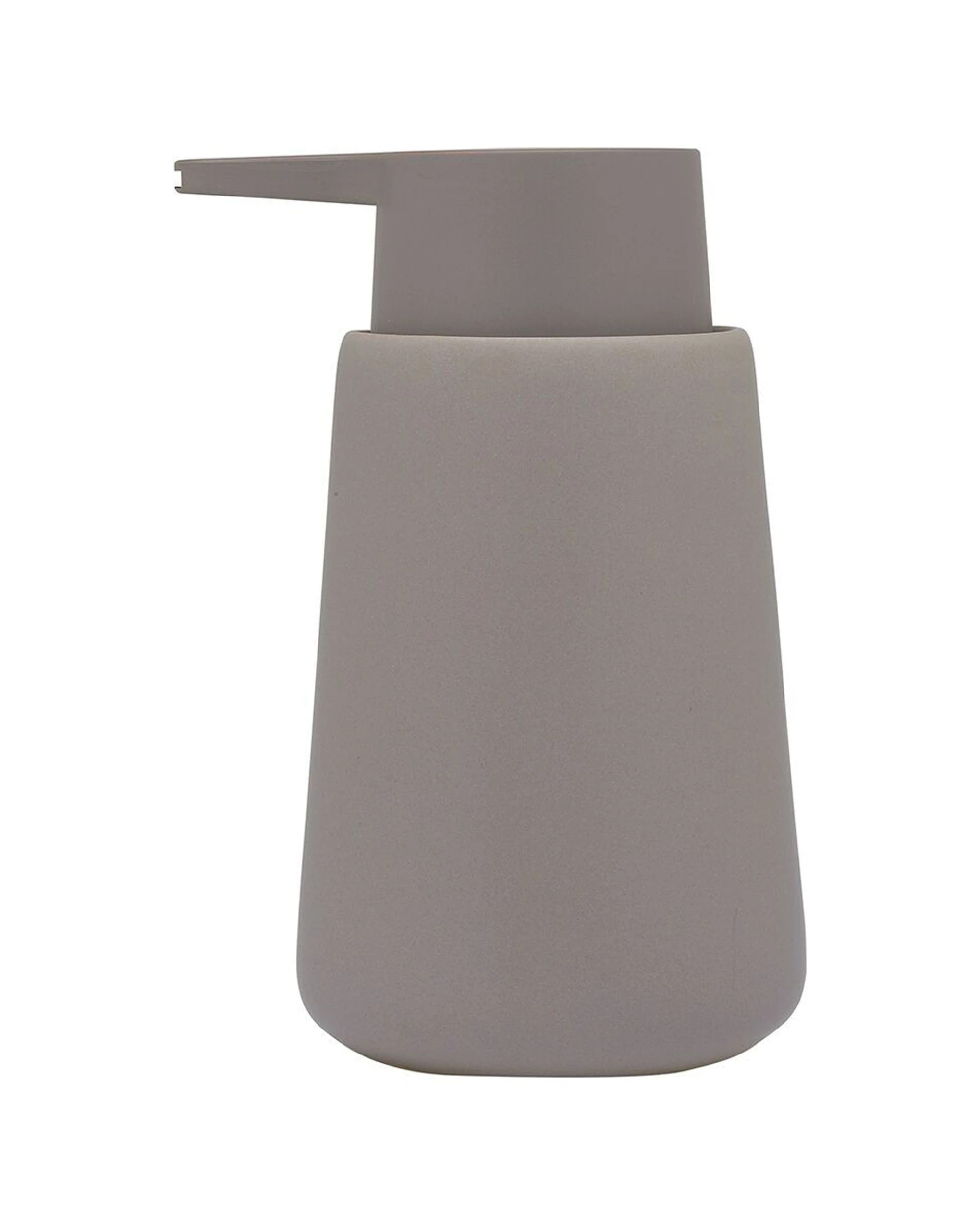1 Porto Hudson Ceramic Hand Soap Dispenser Container 15cm Matte Glaze Ceramic - Grey, 1 of 1