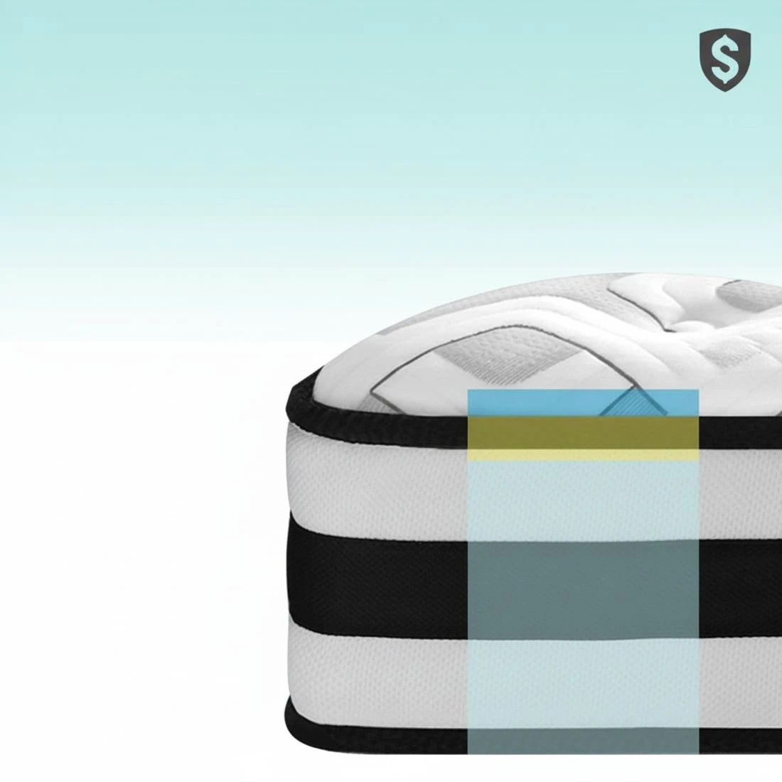 5 Giselle Bedding 24cm Mattress Super Firm King - White, 5 of 5